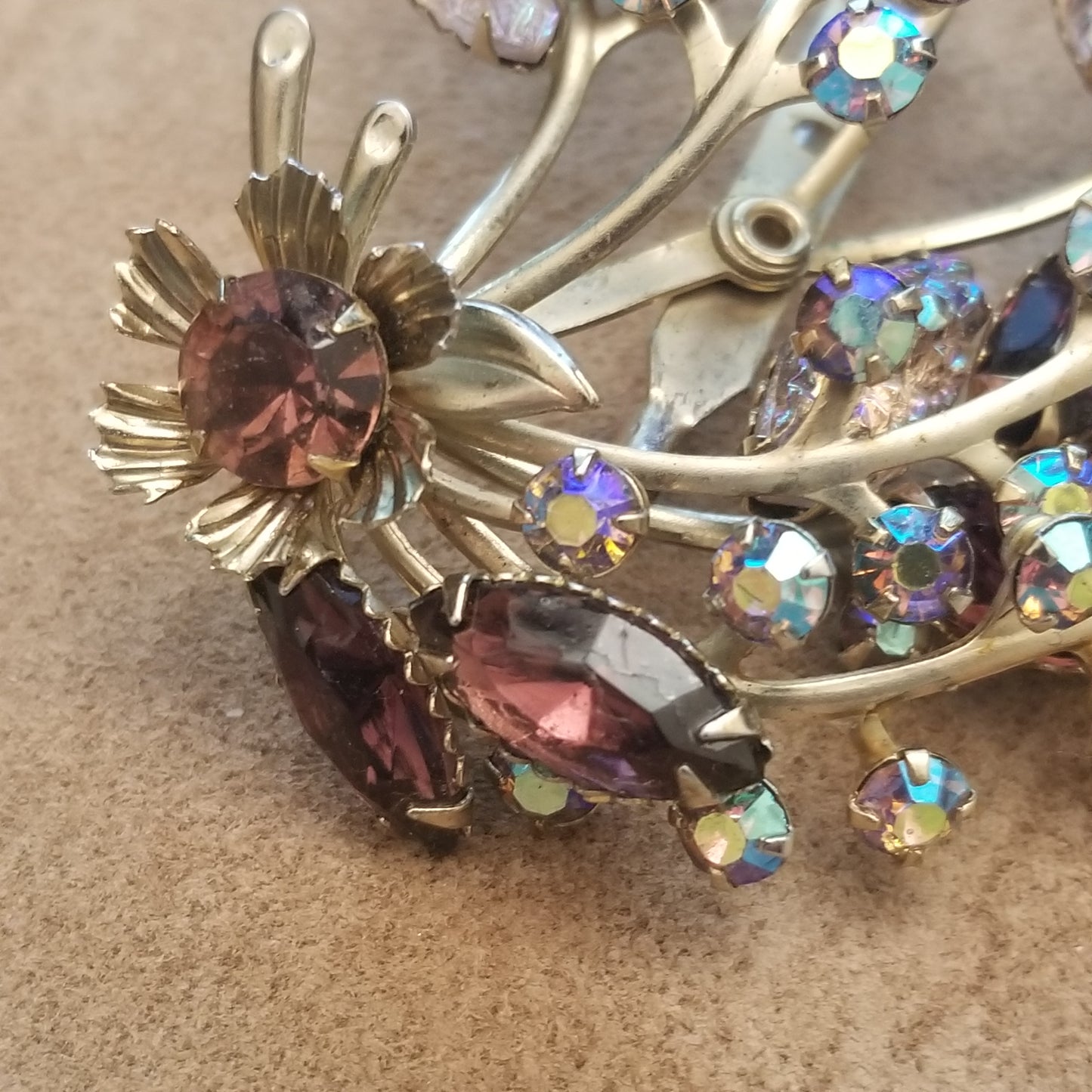 Vintage Rhinestone Brooch