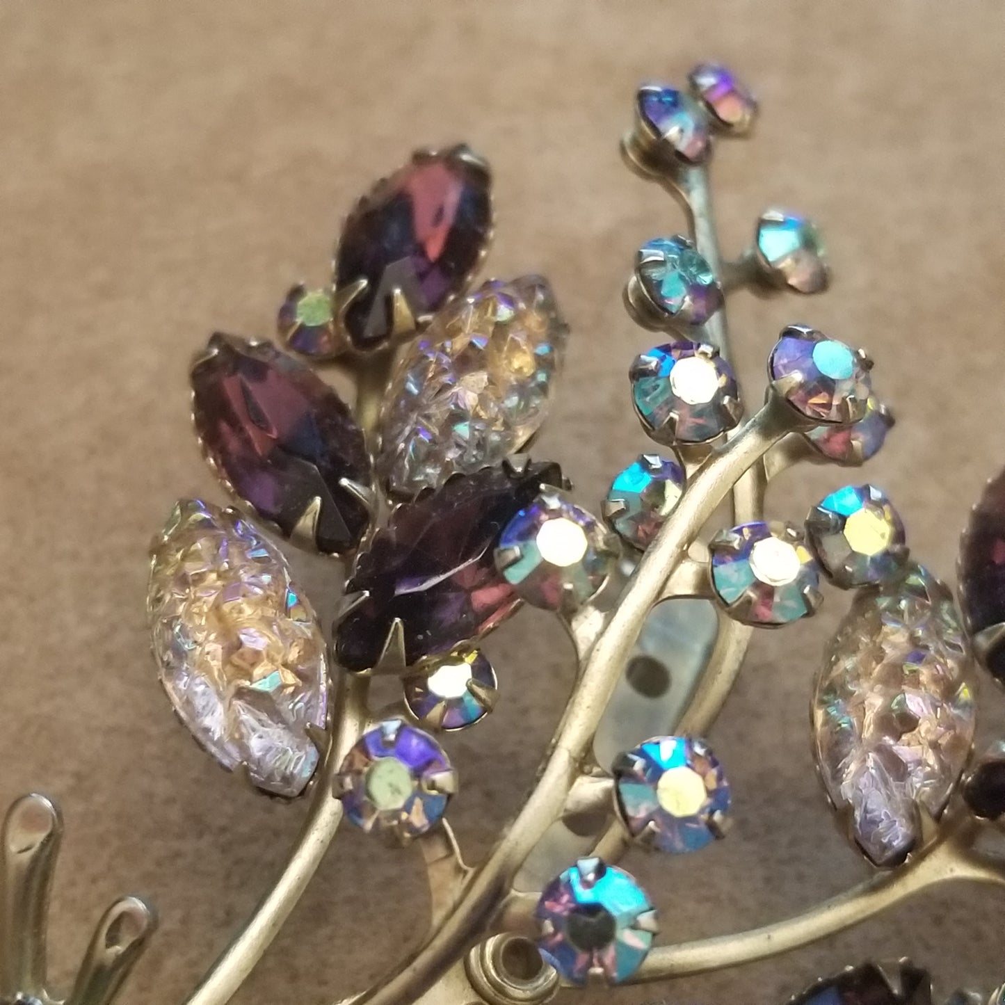 Vintage Rhinestone Brooch