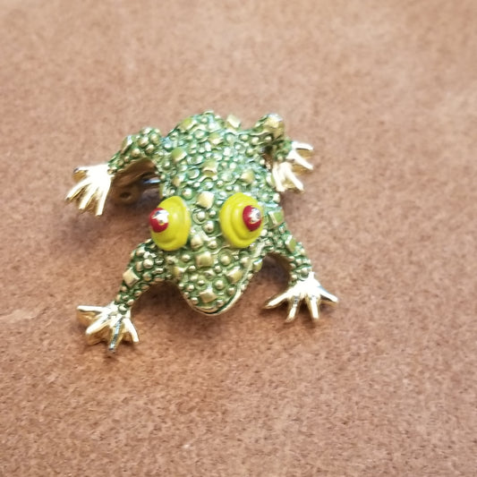 Small Frog Brooch