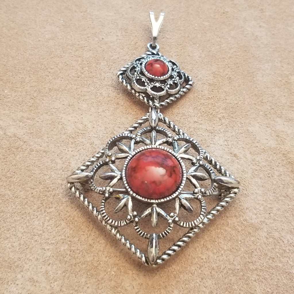 Vintage Sarah Coventry Silver Tone Brooch