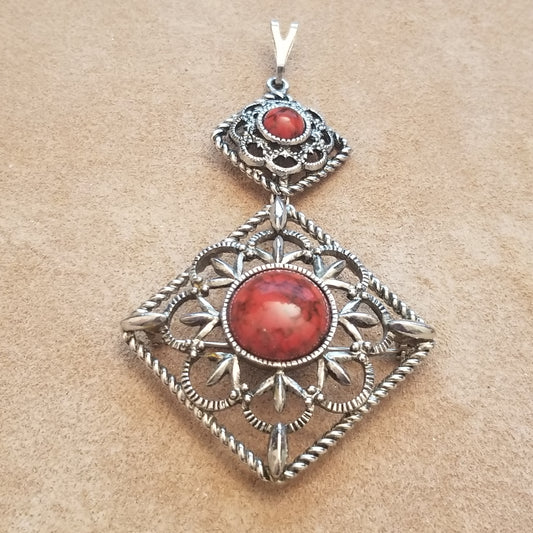 Vintage Sarah Coventry Silver Tone Brooch
