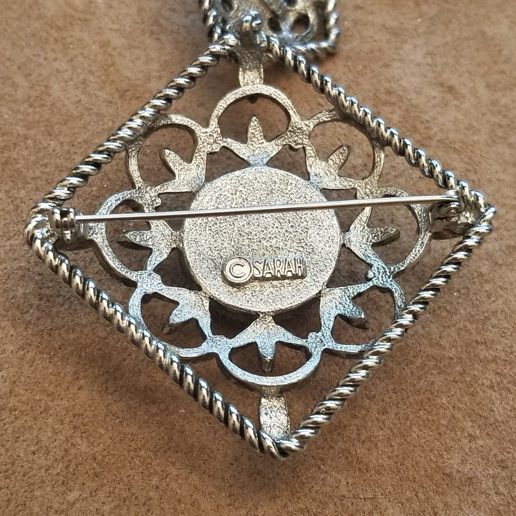 Vintage Sarah Coventry Silver Tone Brooch