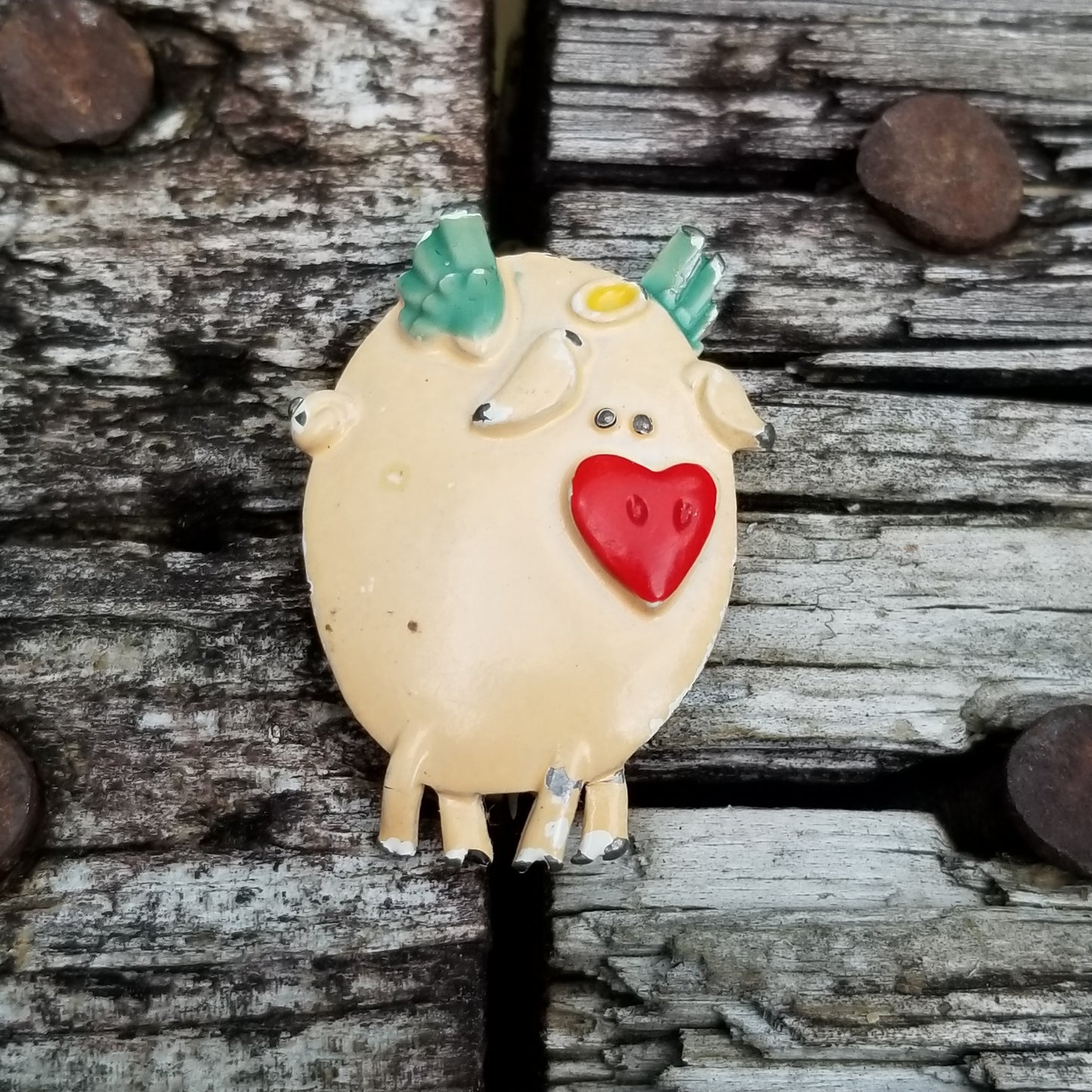 Flying Pig Brooch