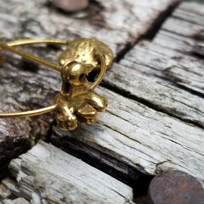 Small Gold Tone Bee Brooch