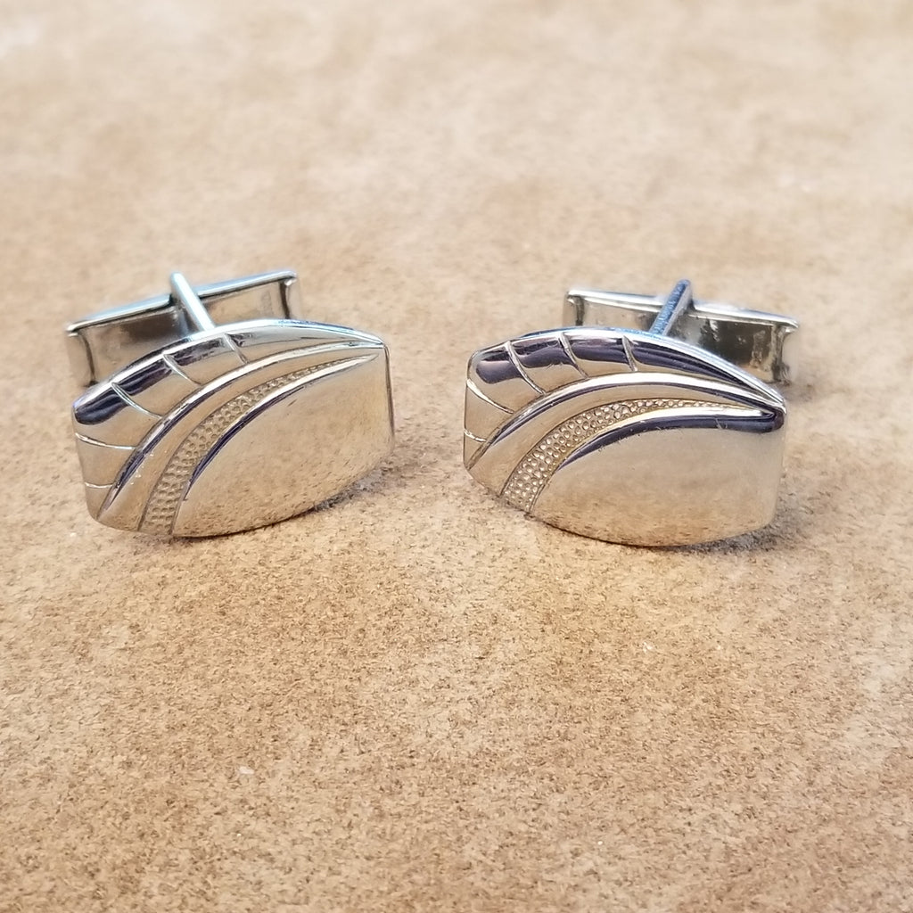 Silver Tone Cufflinks