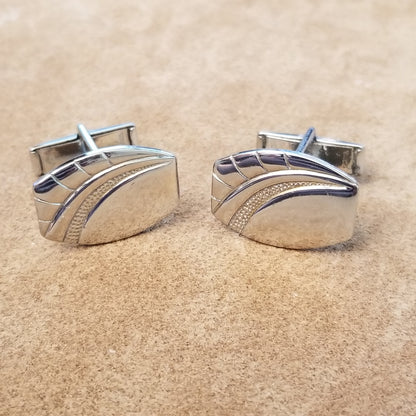 Silver Tone Cufflinks
