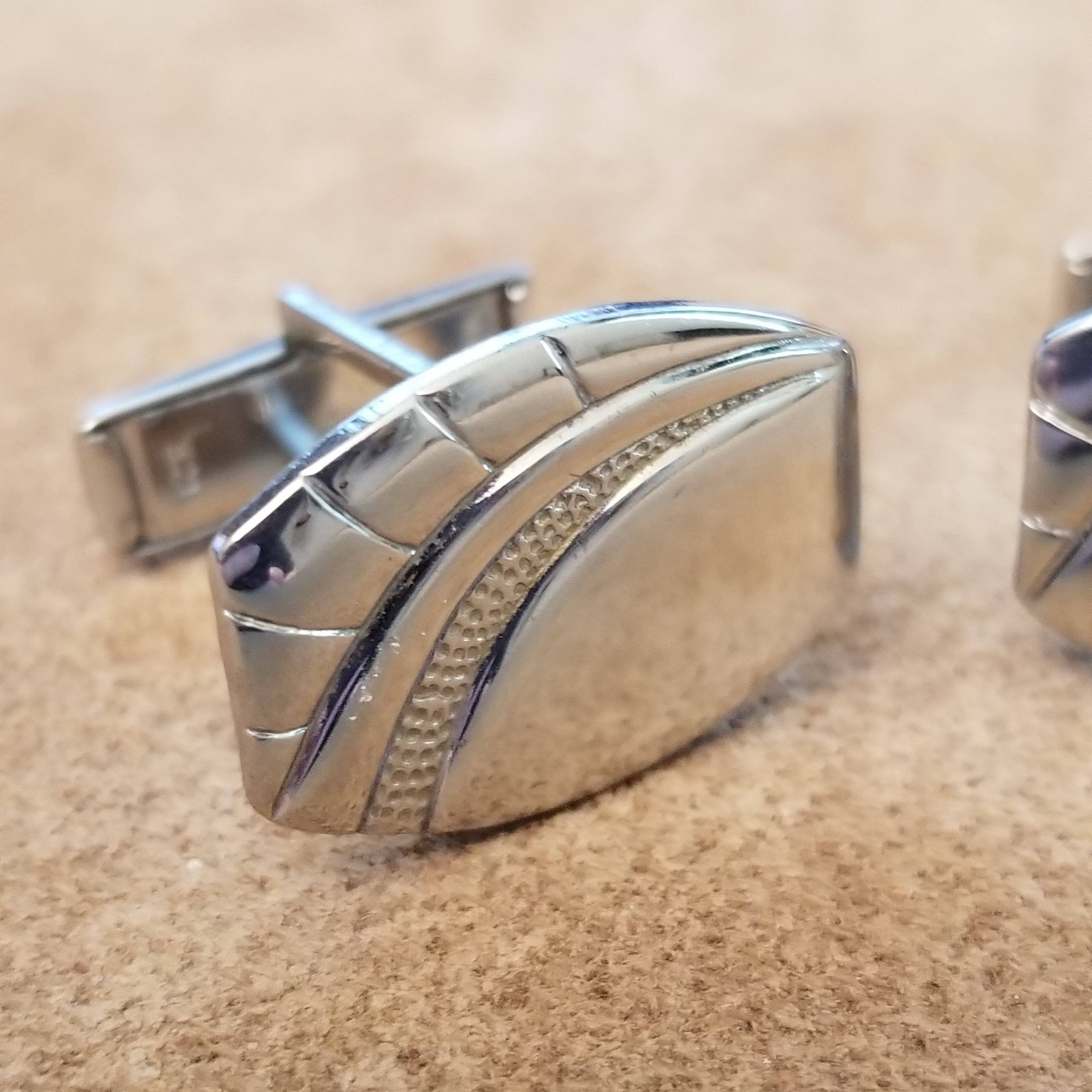Silver Tone Cufflinks