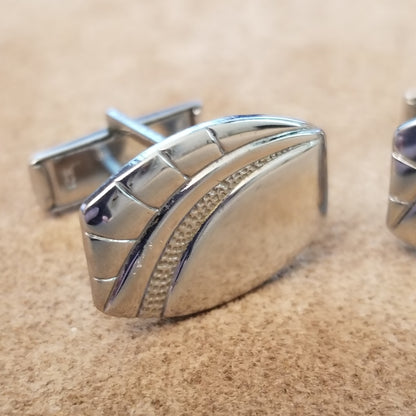 Silver Tone Cufflinks