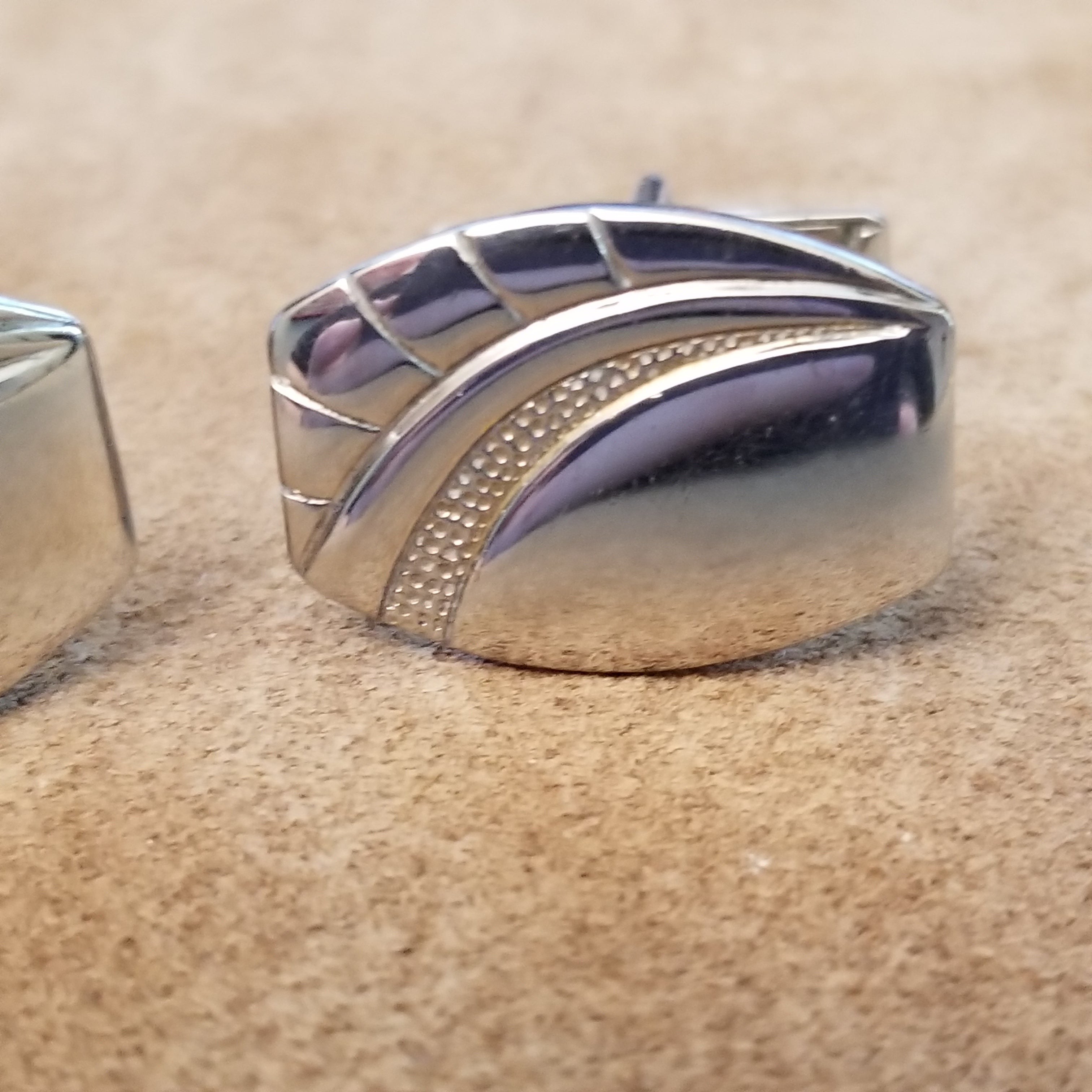 Silver Tone Cufflinks