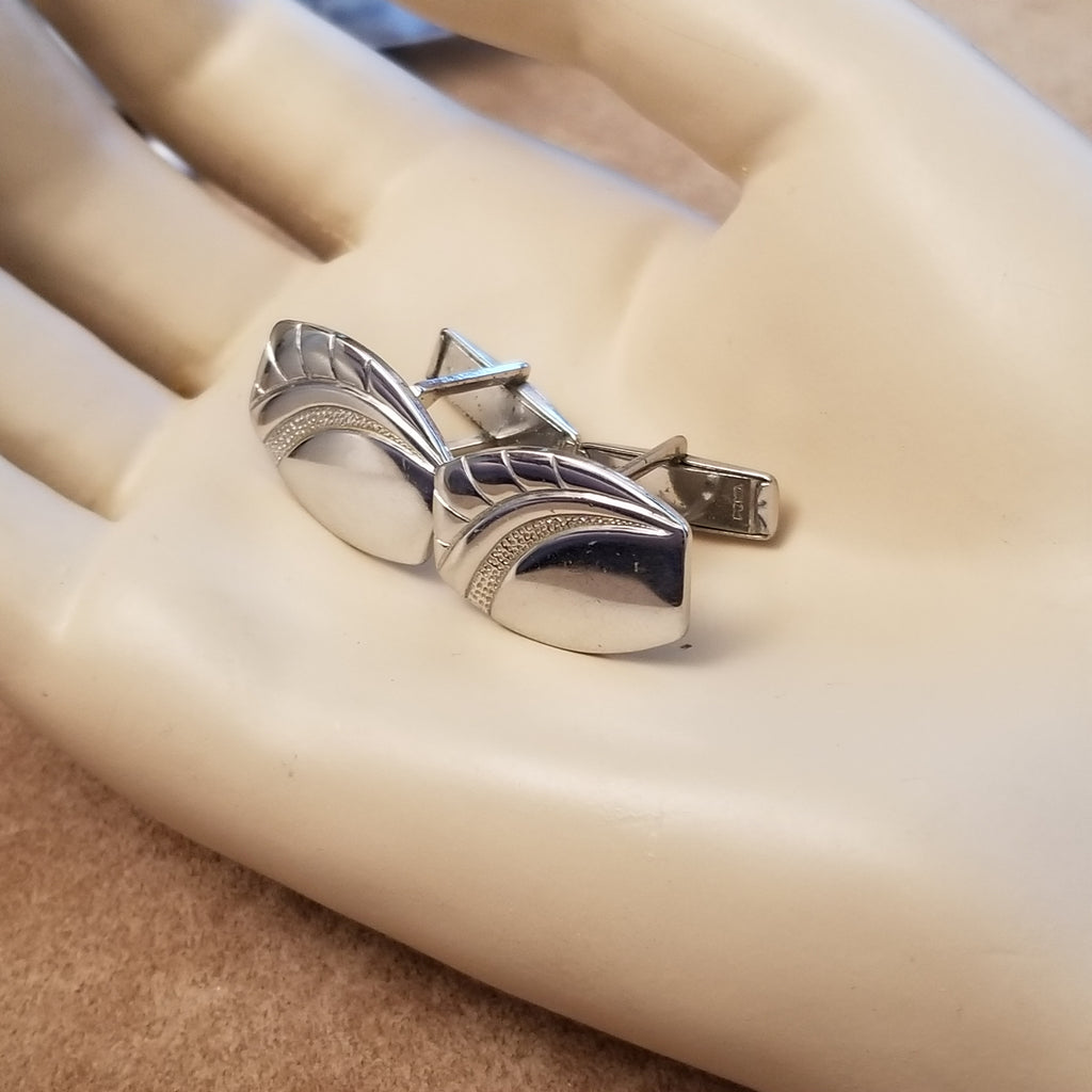 Silver Tone Cufflinks