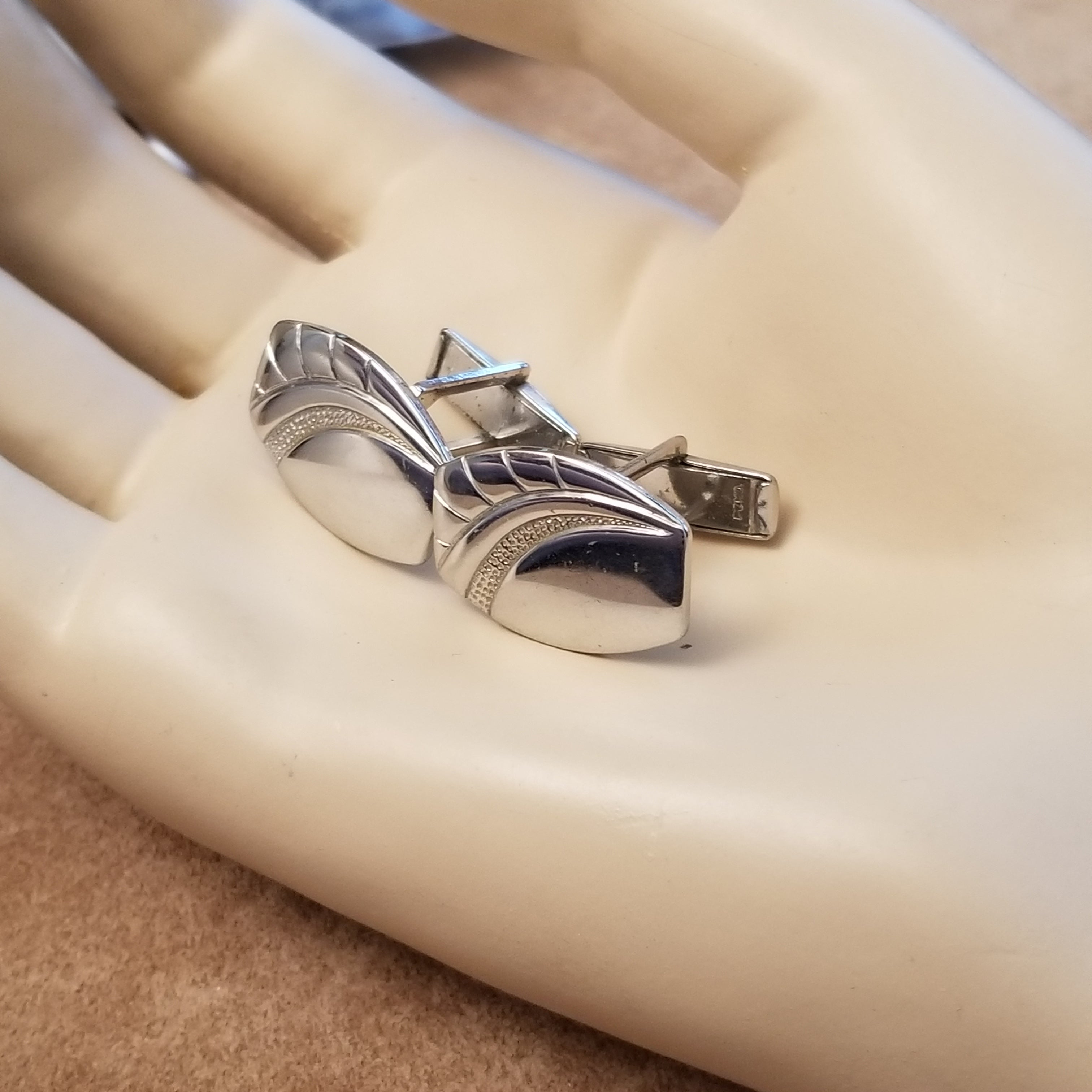 Silver Tone Cufflinks