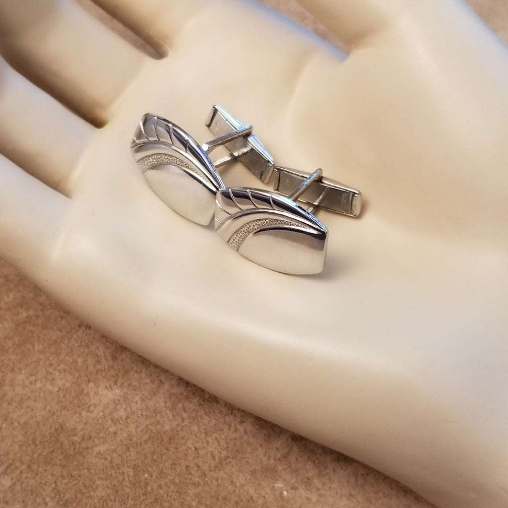 Silver Tone Cufflinks