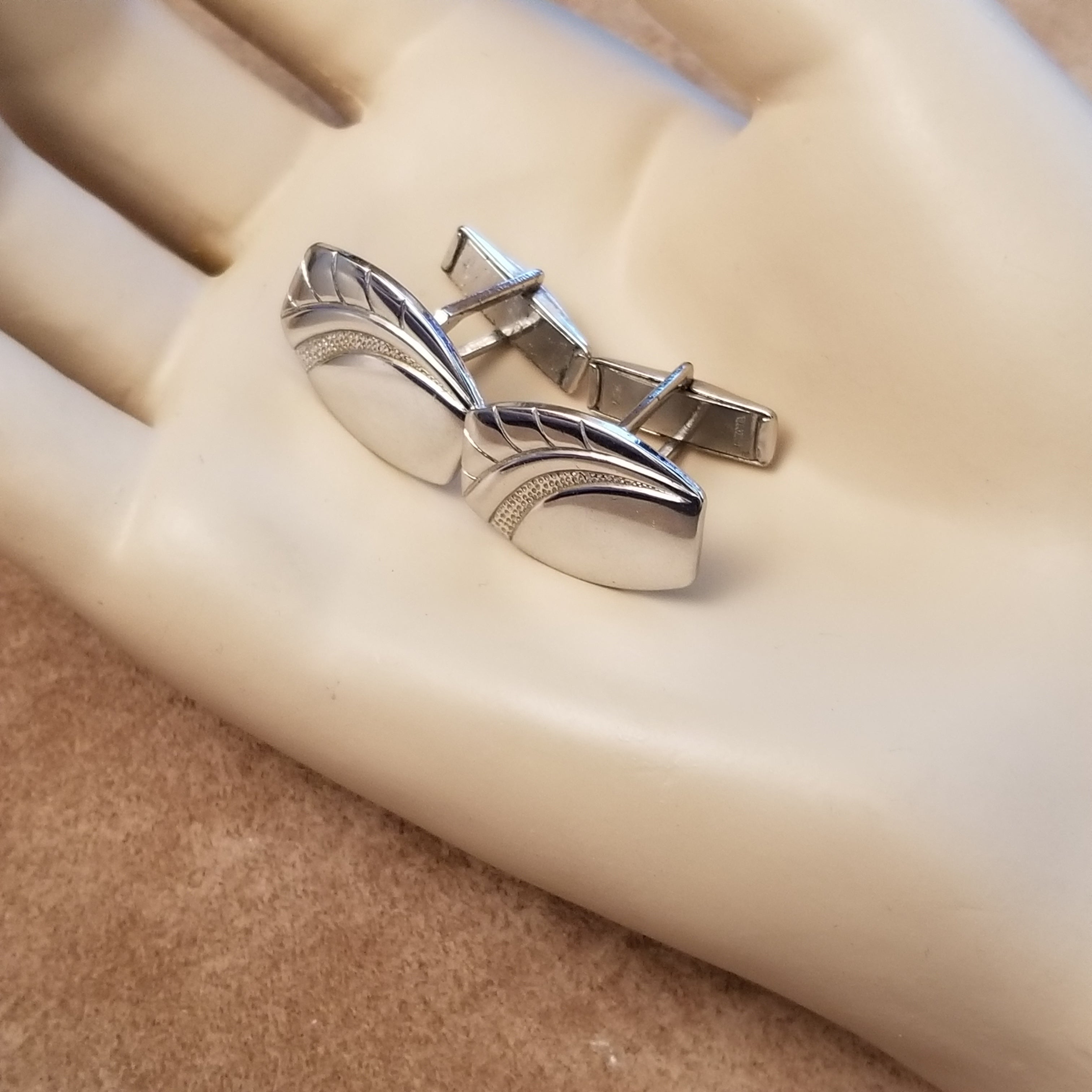 Silver Tone Cufflinks