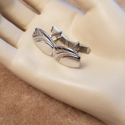 Silver Tone Cufflinks