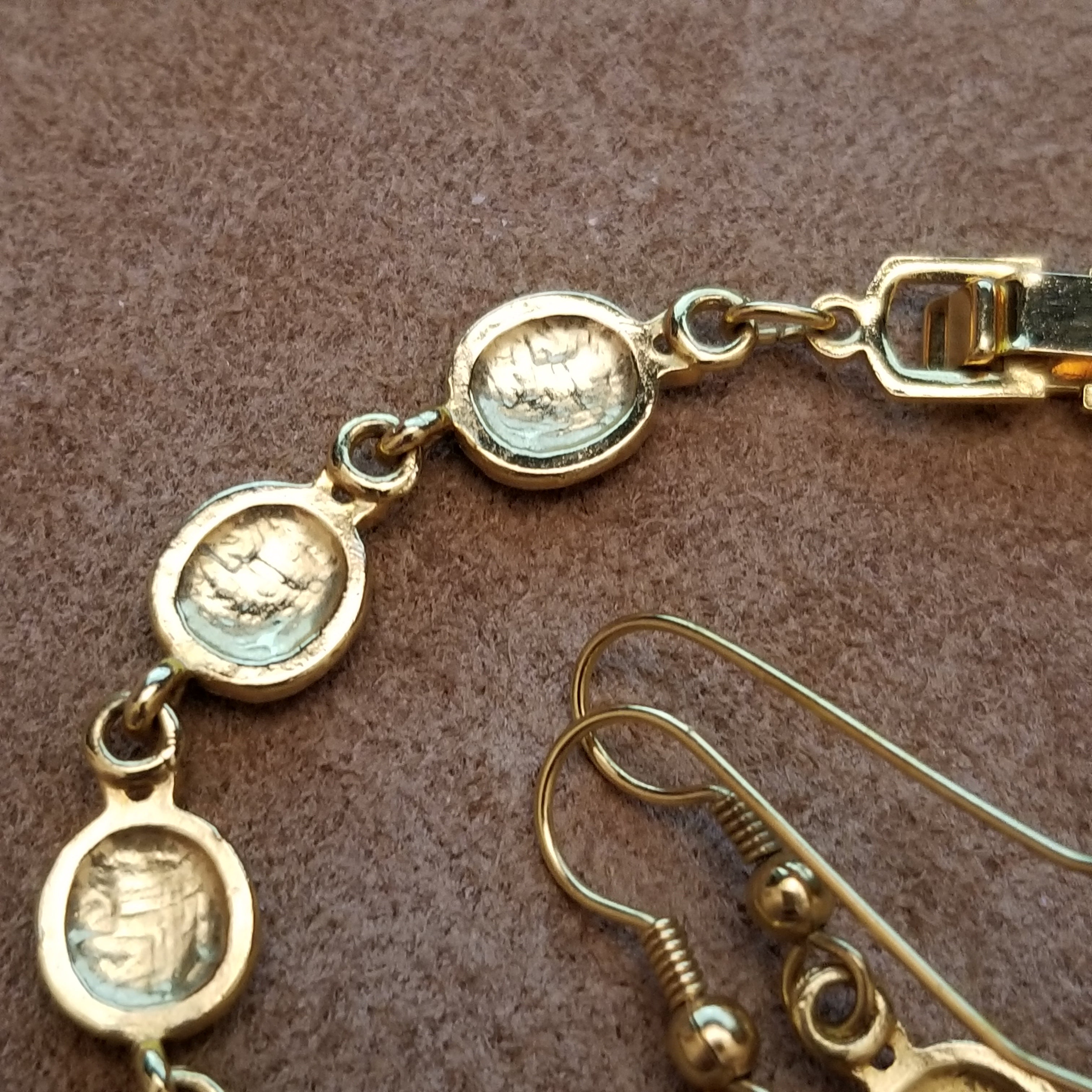 Lady Bug Bracelet & Earrings