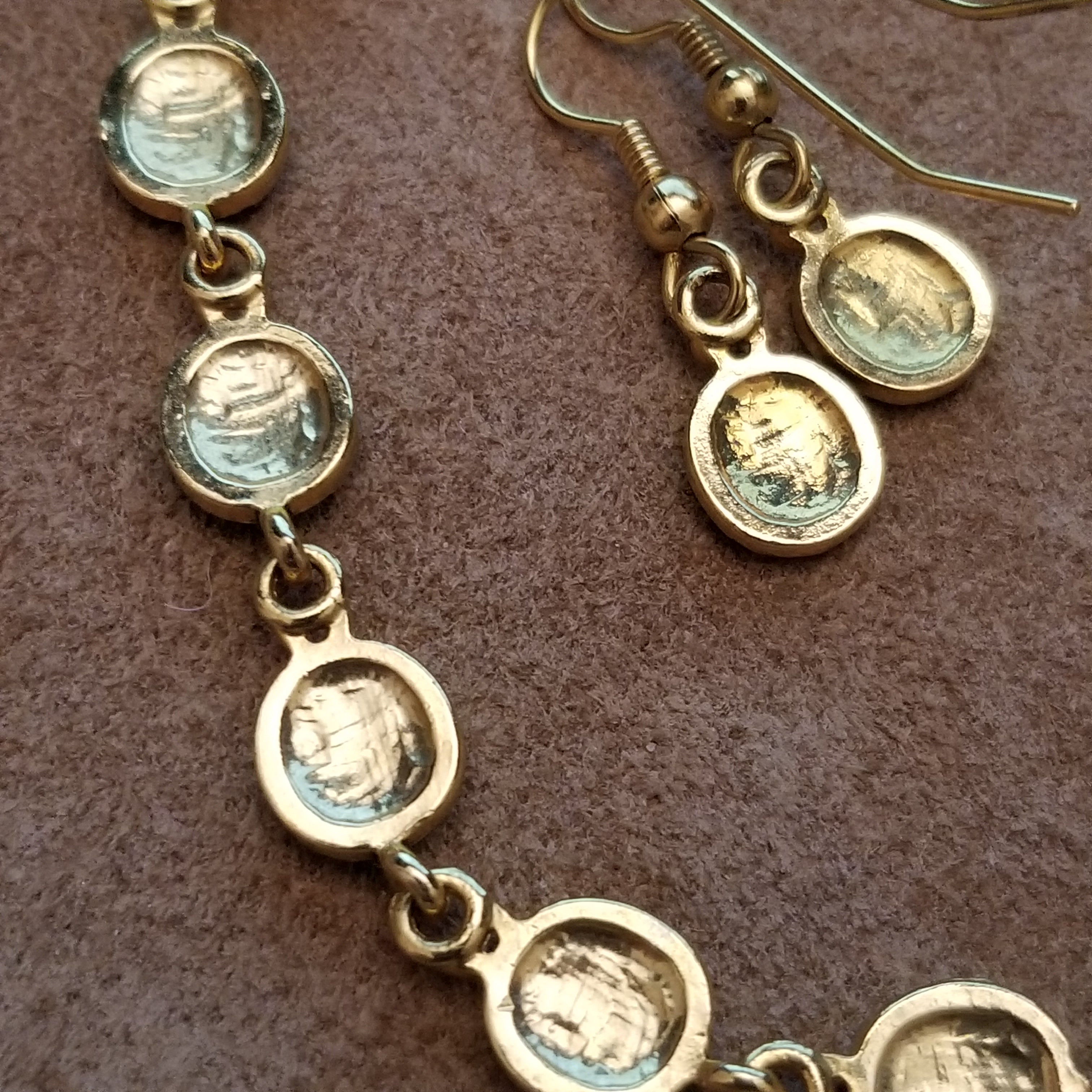 Lady Bug Bracelet & Earrings