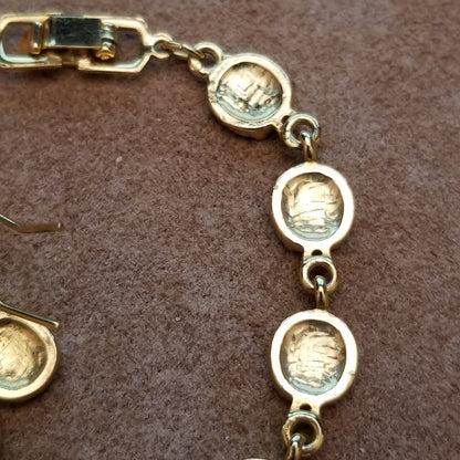Lady Bug Bracelet & Earrings