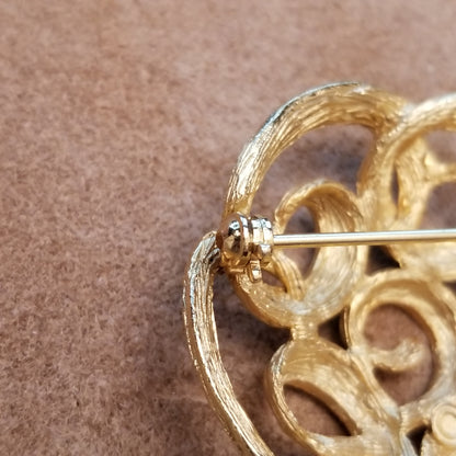 Vintage Gold Tone Brooch