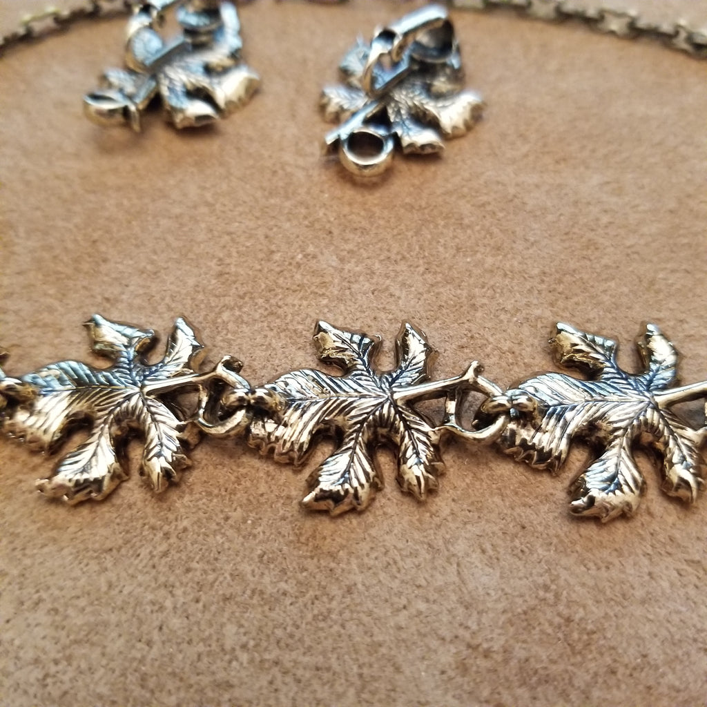 Vintage Maple Leaf 3 Piece Set