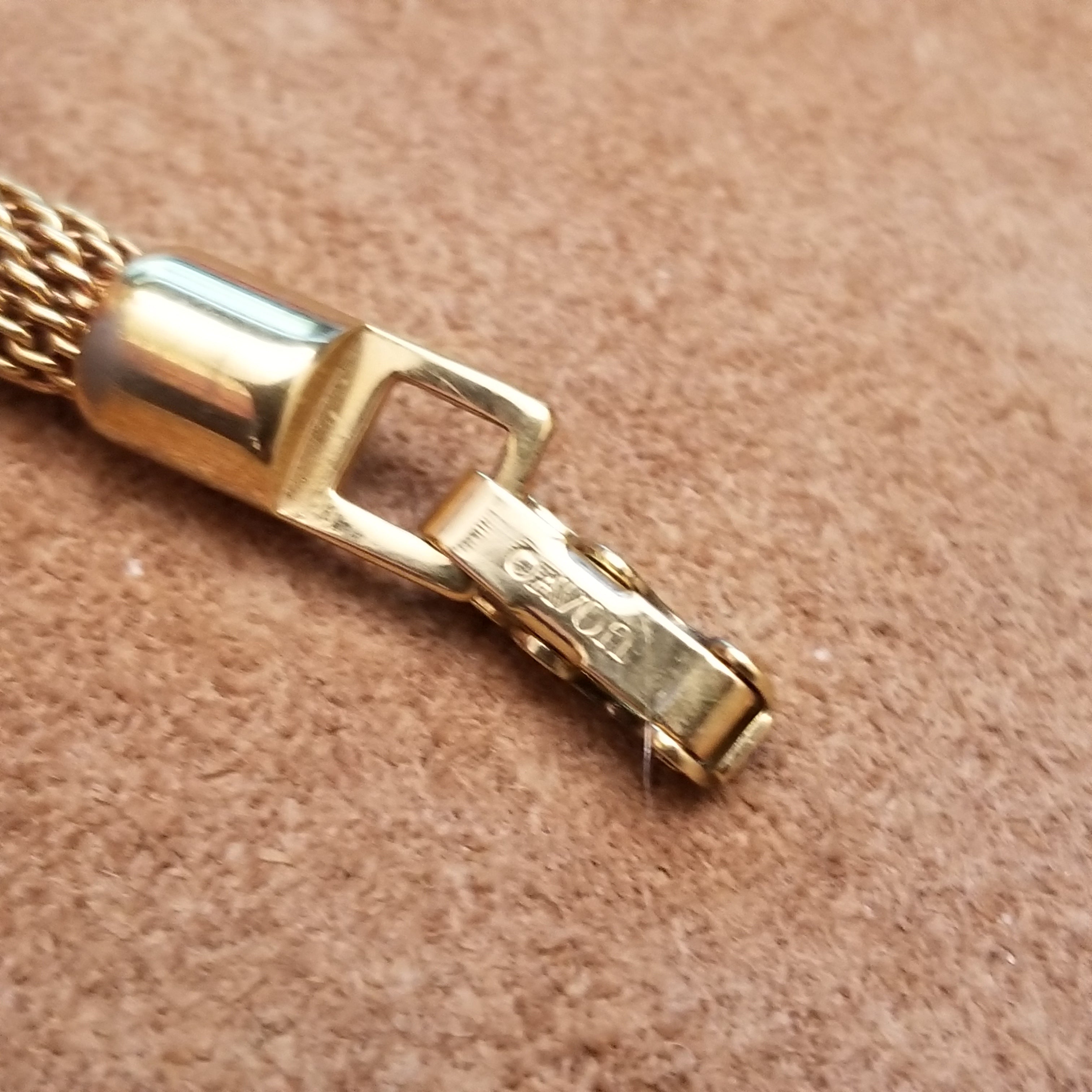 Gold Tone Avon Mesh Bracelet