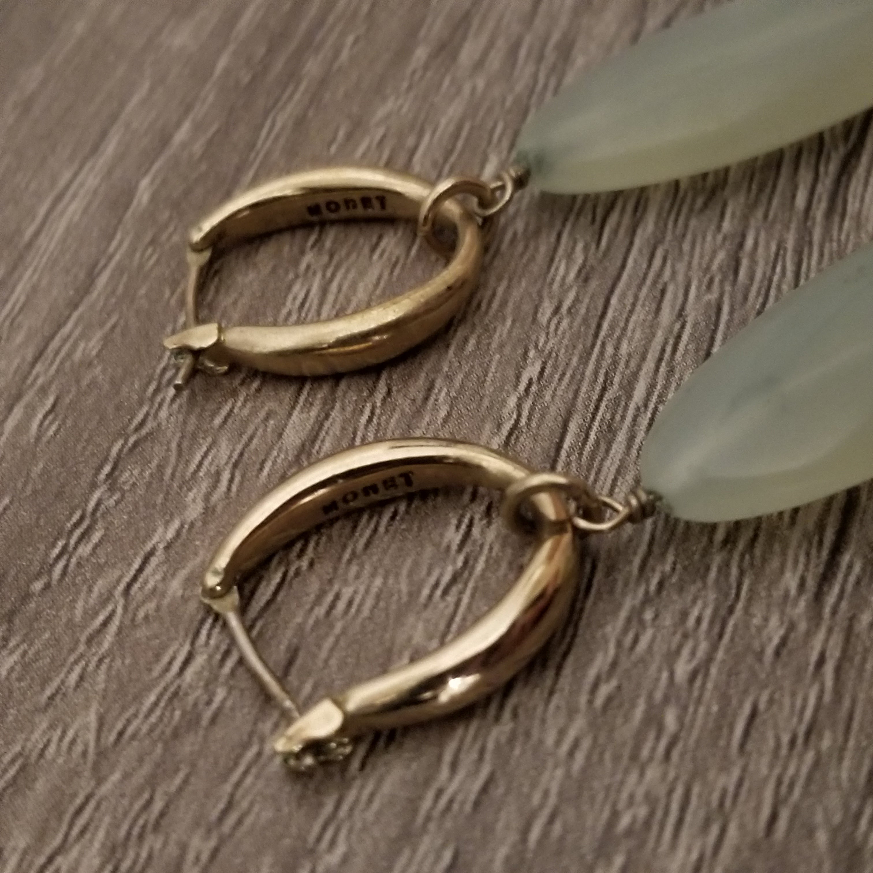 Gold Tone Necklace and Earring Set