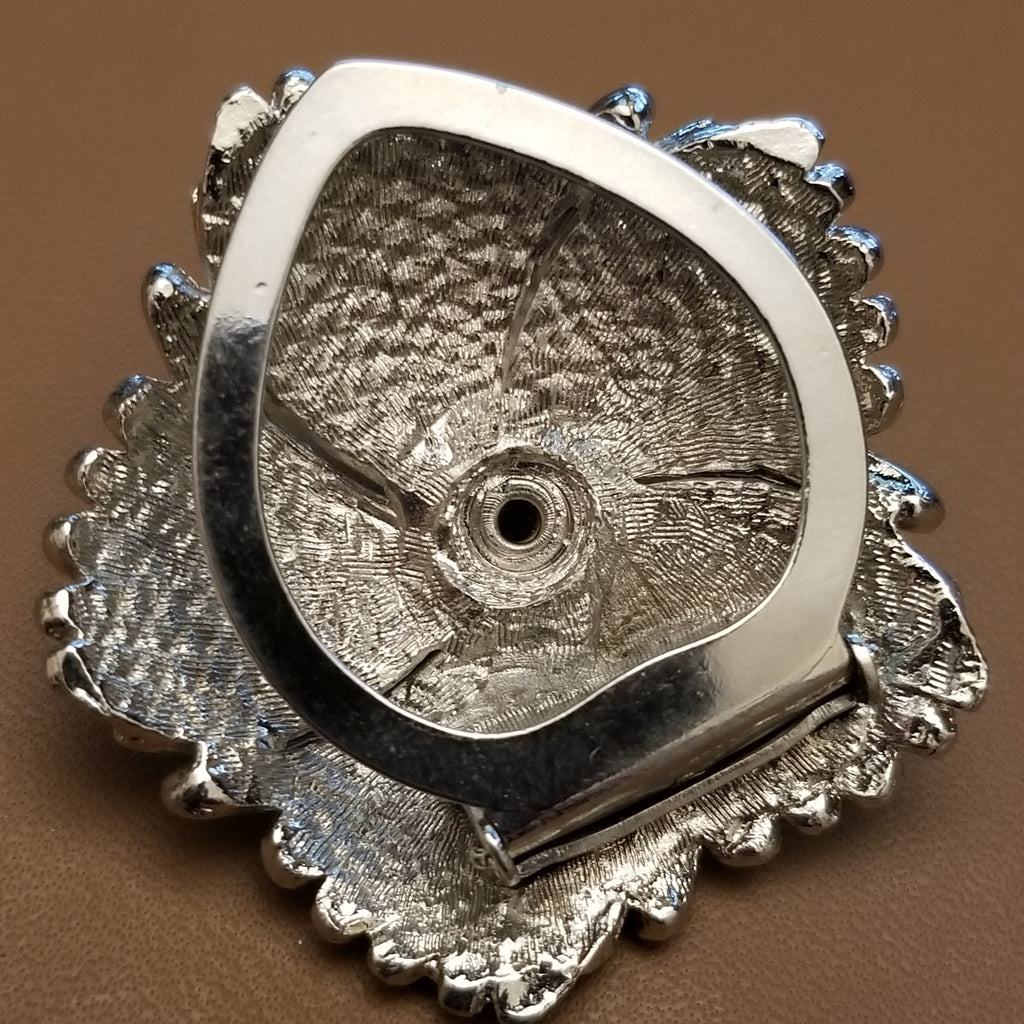 Silver Tone Scarf Clip