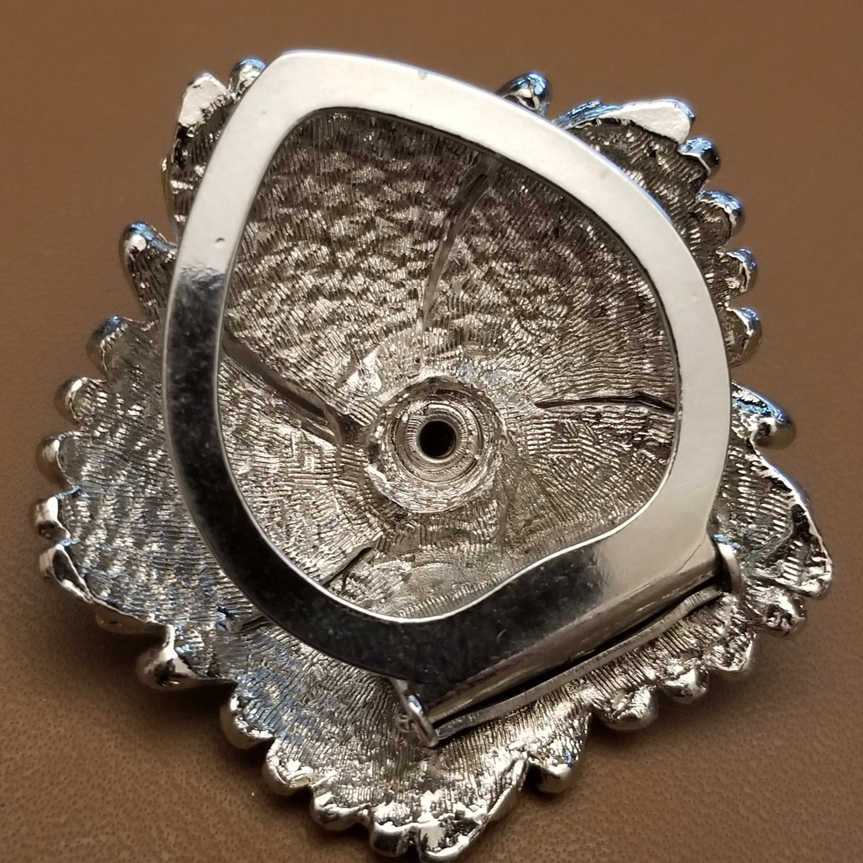 Silver Tone Scarf Clip