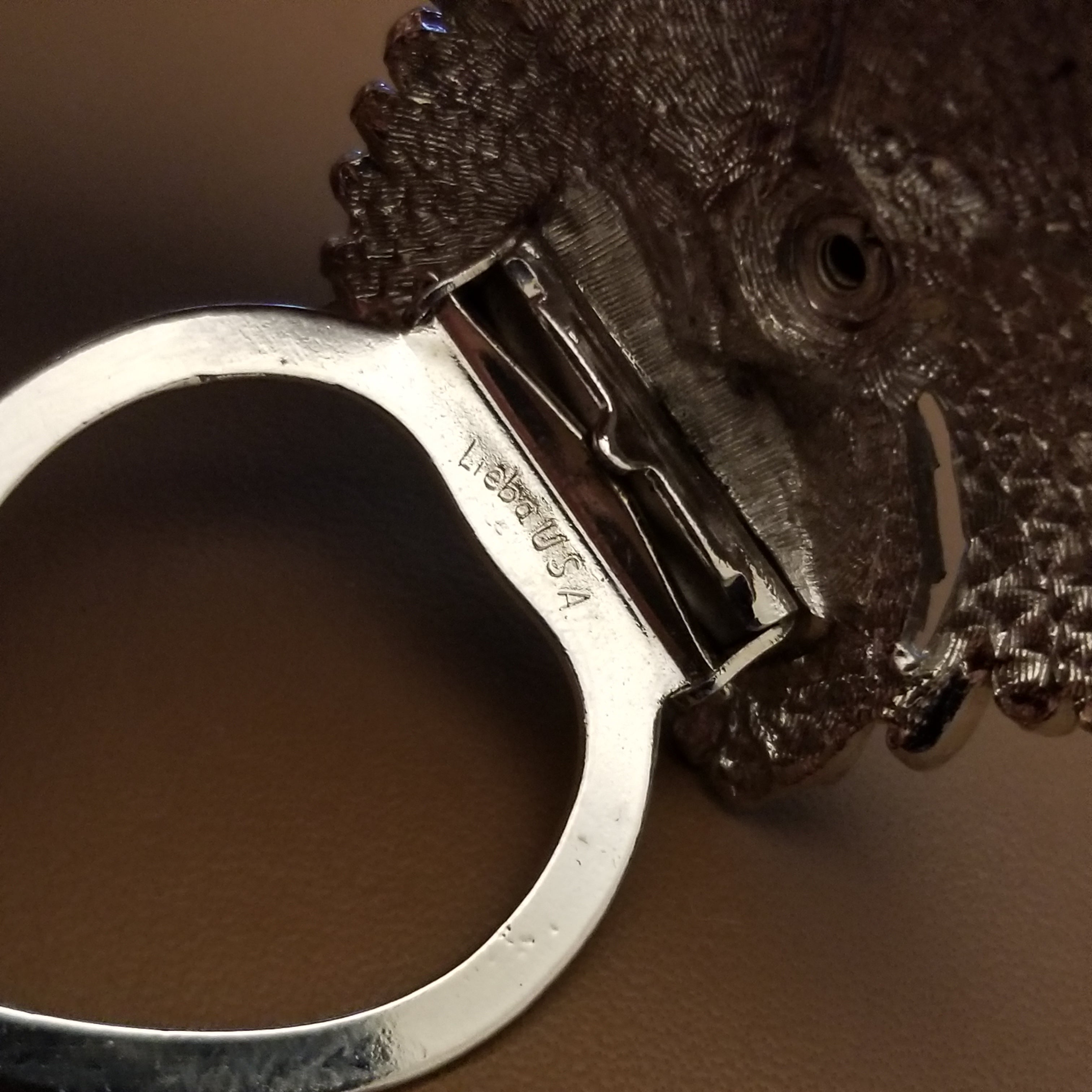 Silver Tone Scarf Clip