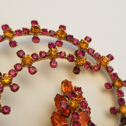 Vintage Vandome Rhinestone Brooch