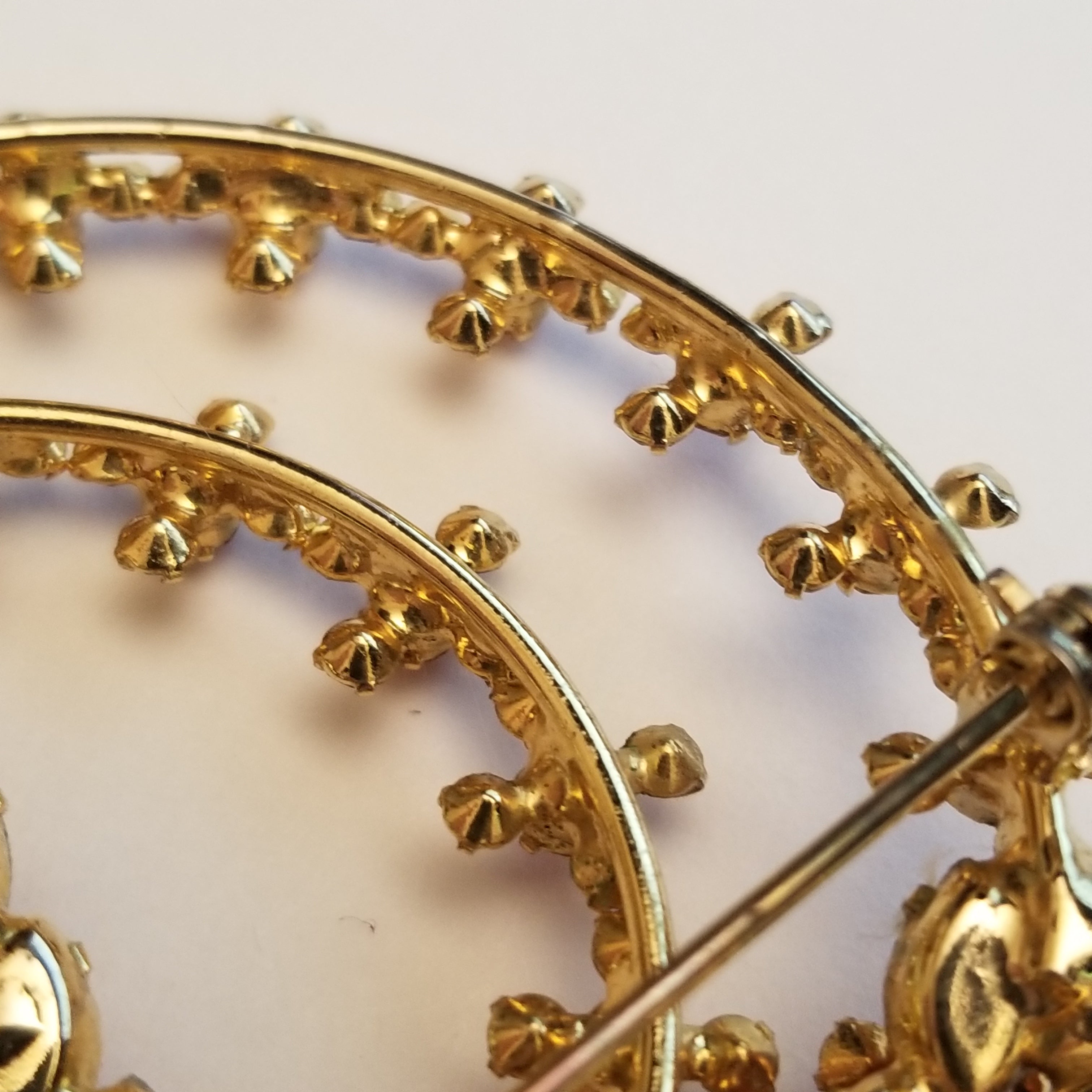 Vintage Vandome Rhinestone Brooch
