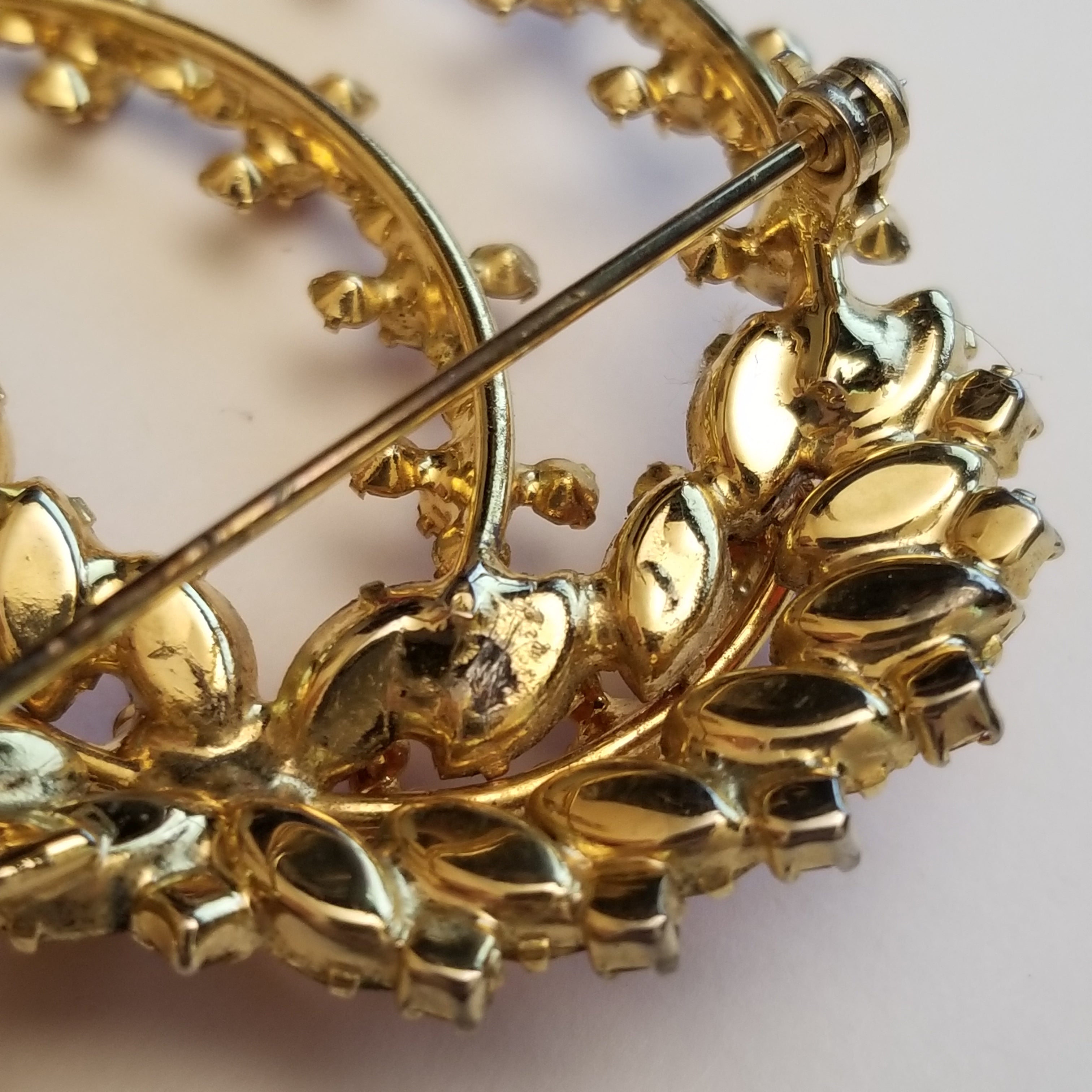 Vintage Vandome Rhinestone Brooch