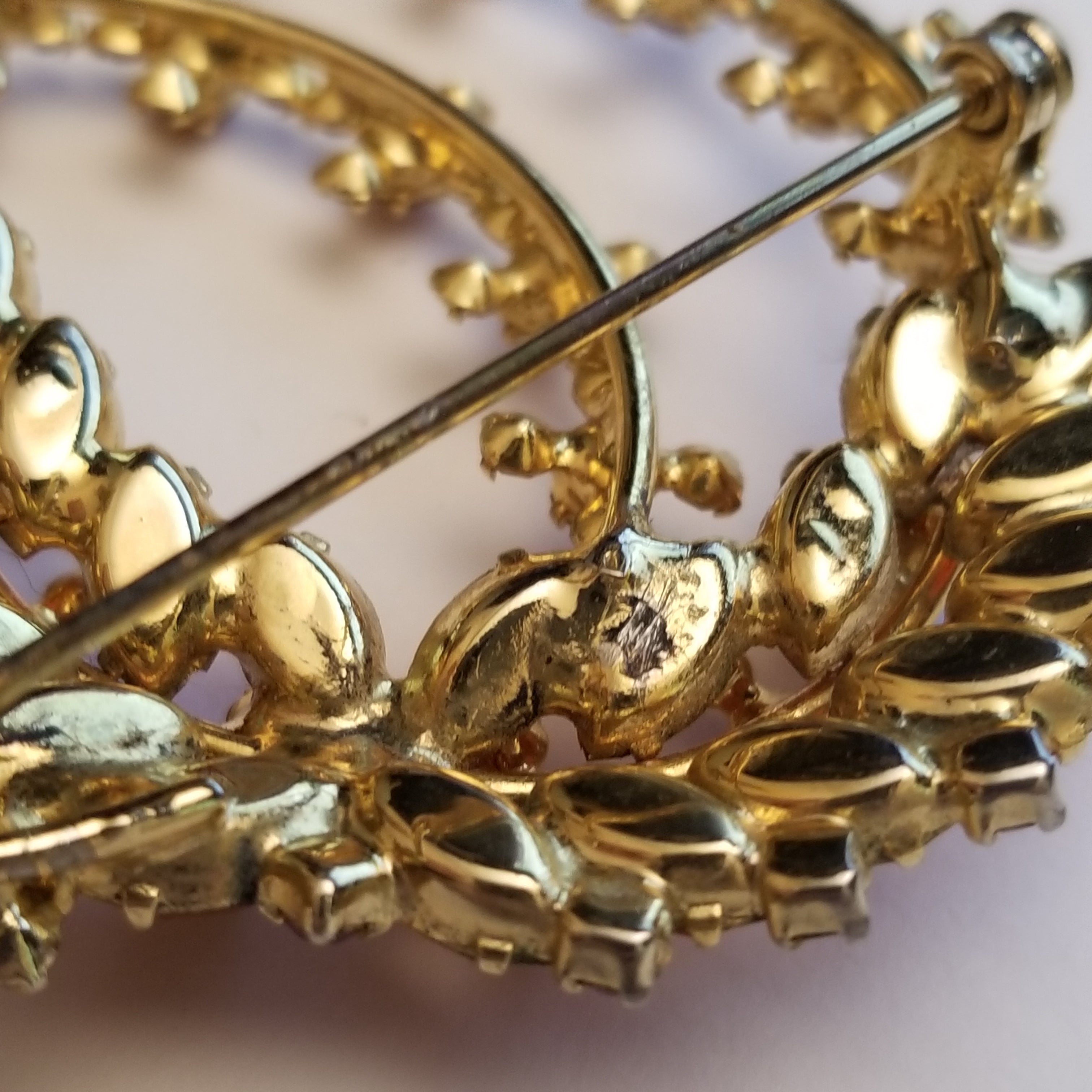 Vintage Vandome Rhinestone Brooch