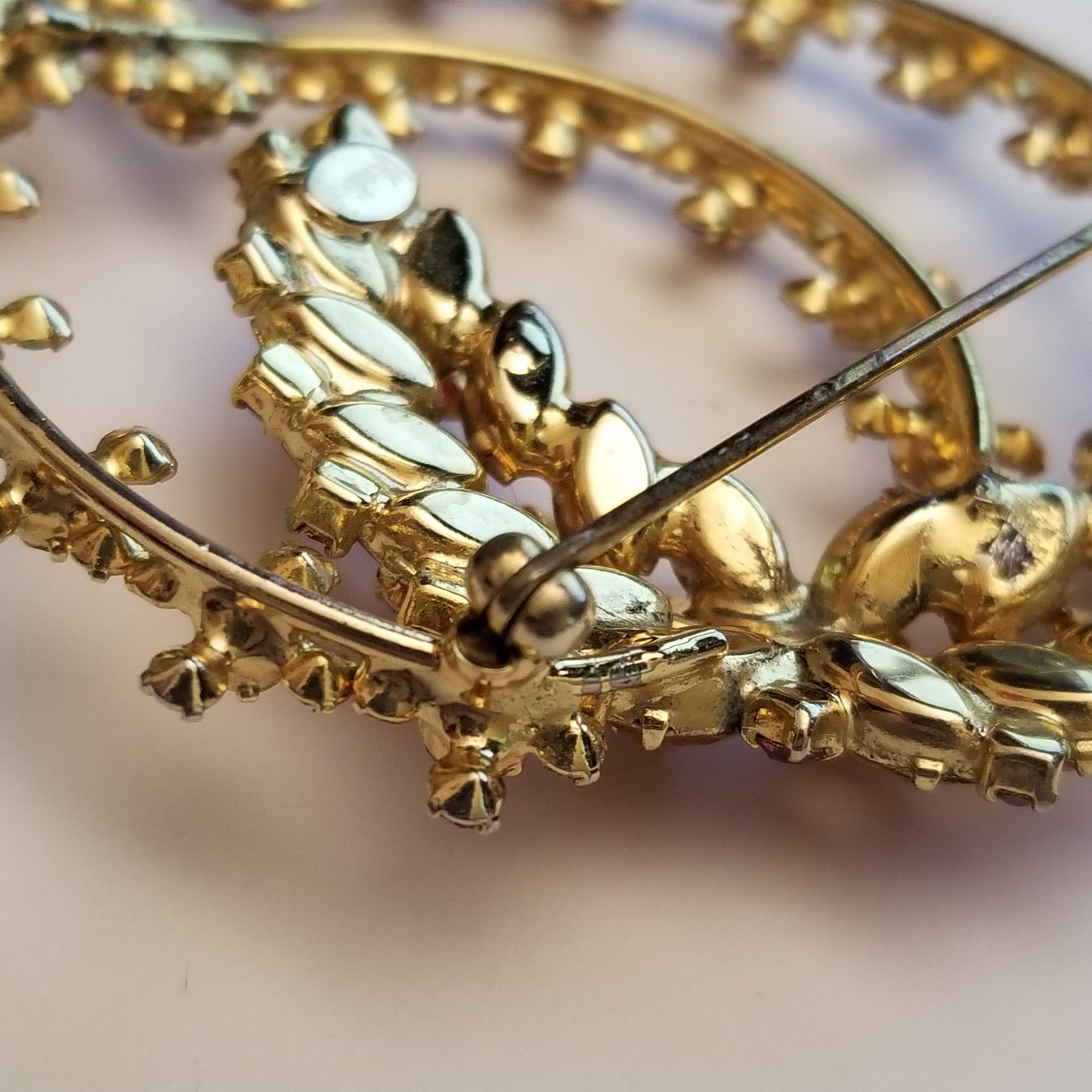 Vintage Vandome Rhinestone Brooch