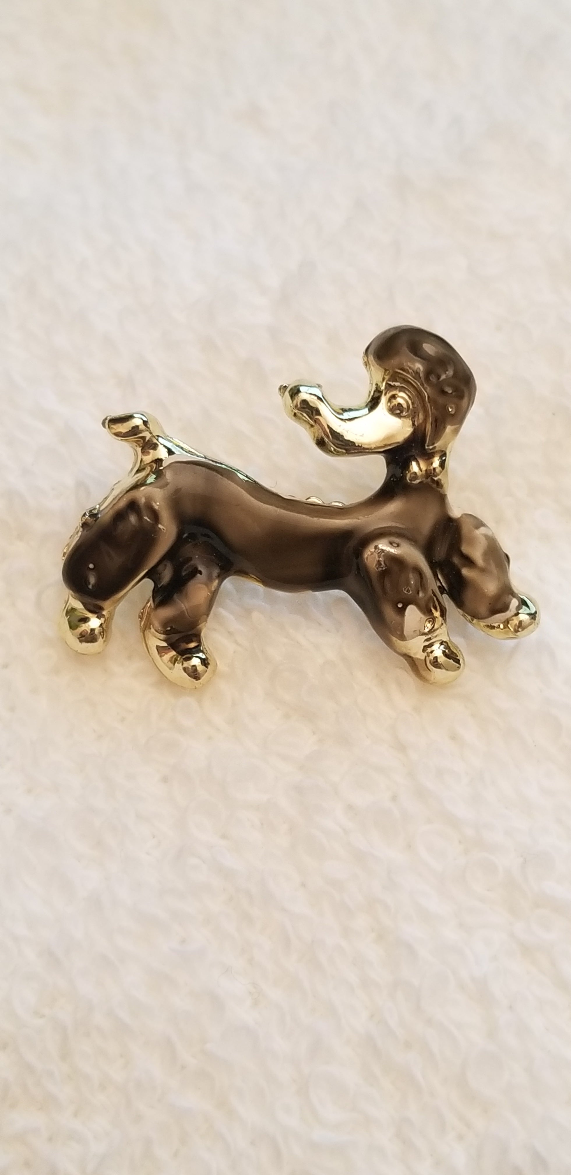 Vintage Poodle Brooch