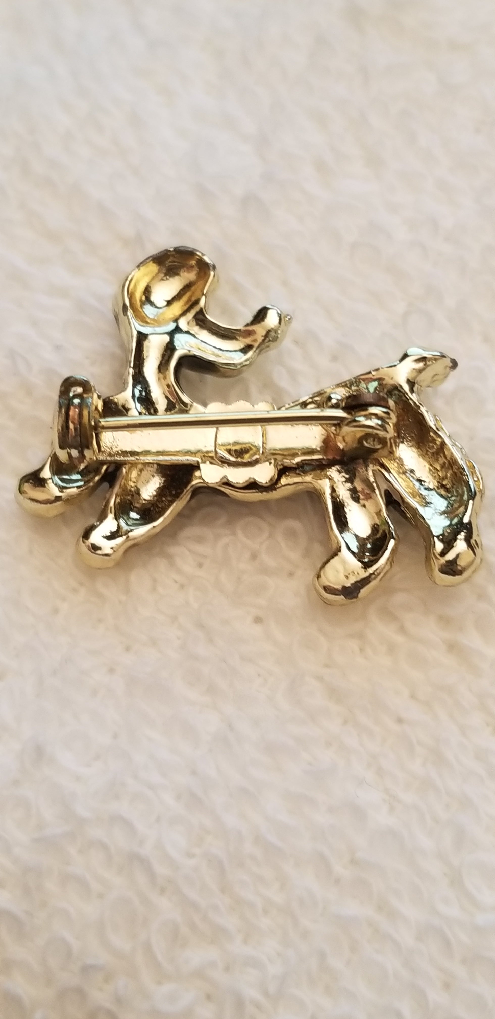 Vintage Poodle Brooch