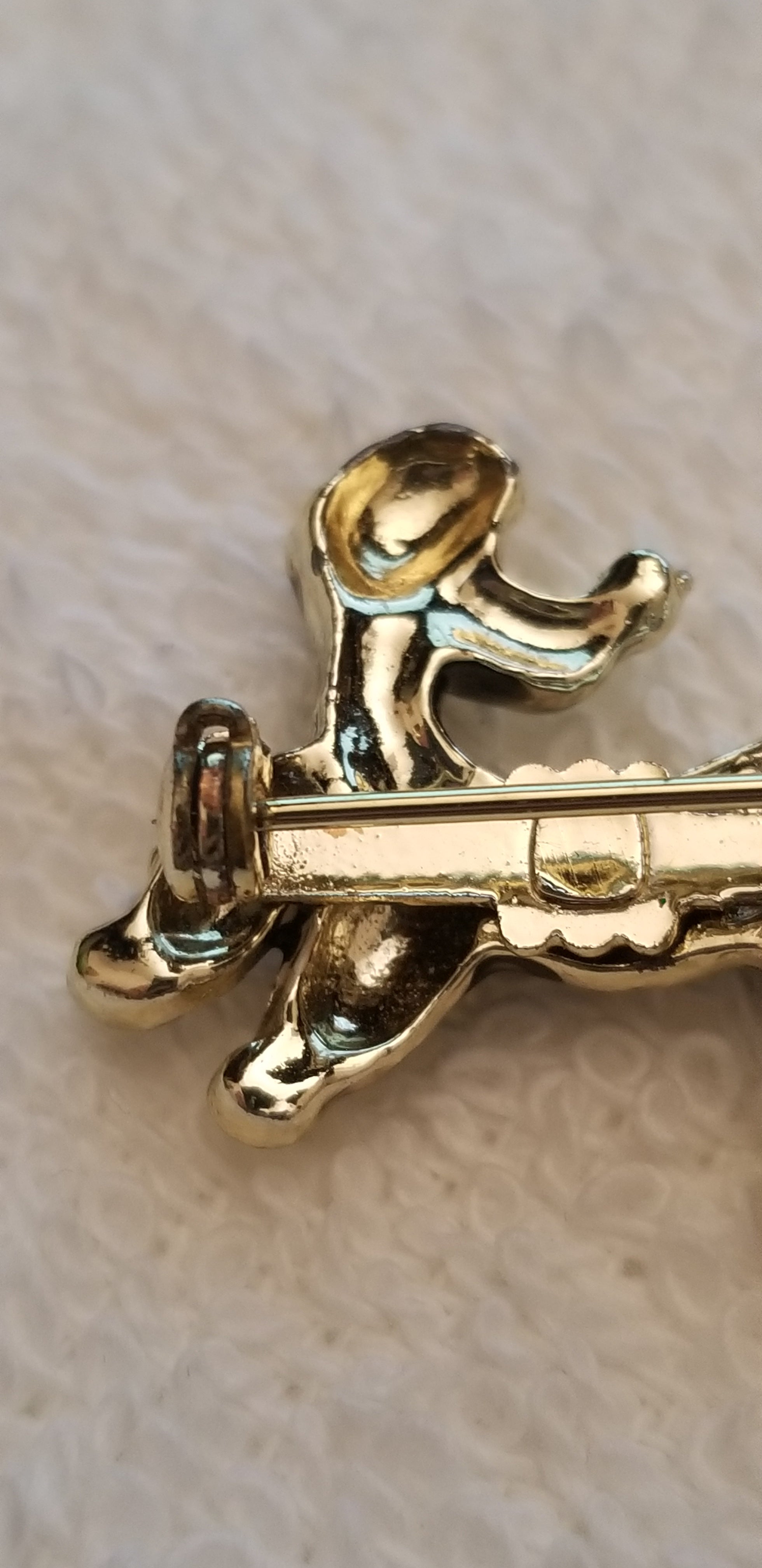 Vintage Poodle Brooch