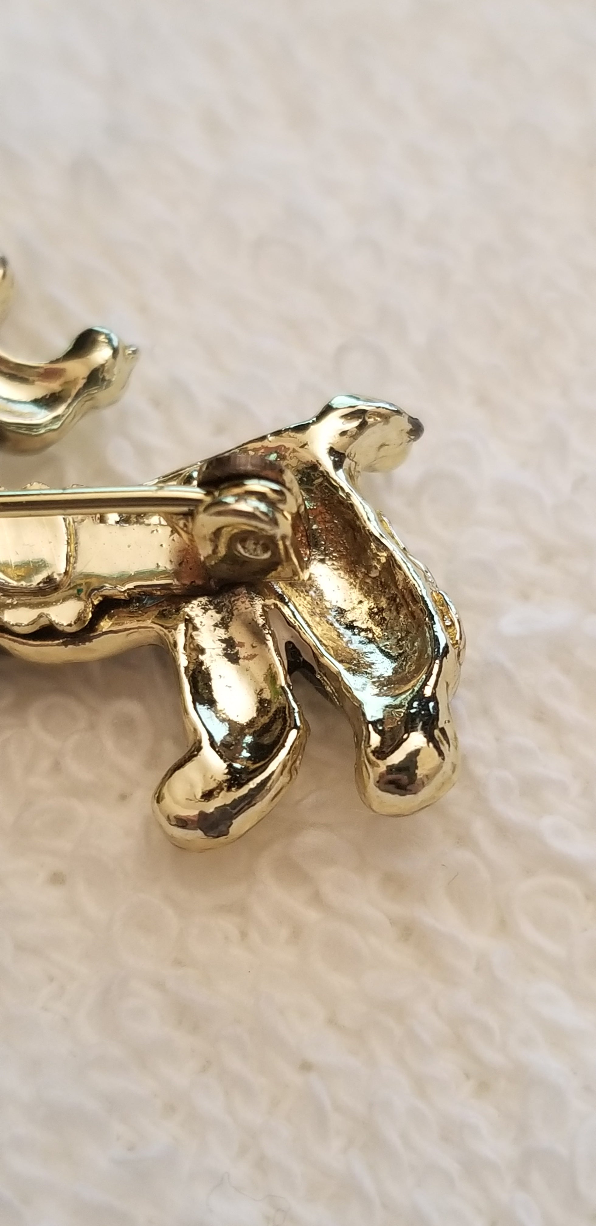 Vintage Poodle Brooch