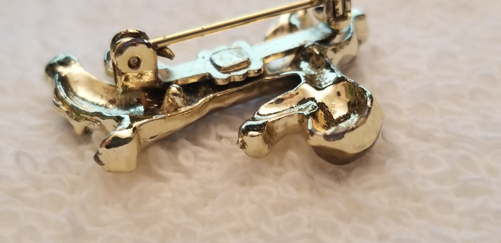 Vintage Poodle Brooch