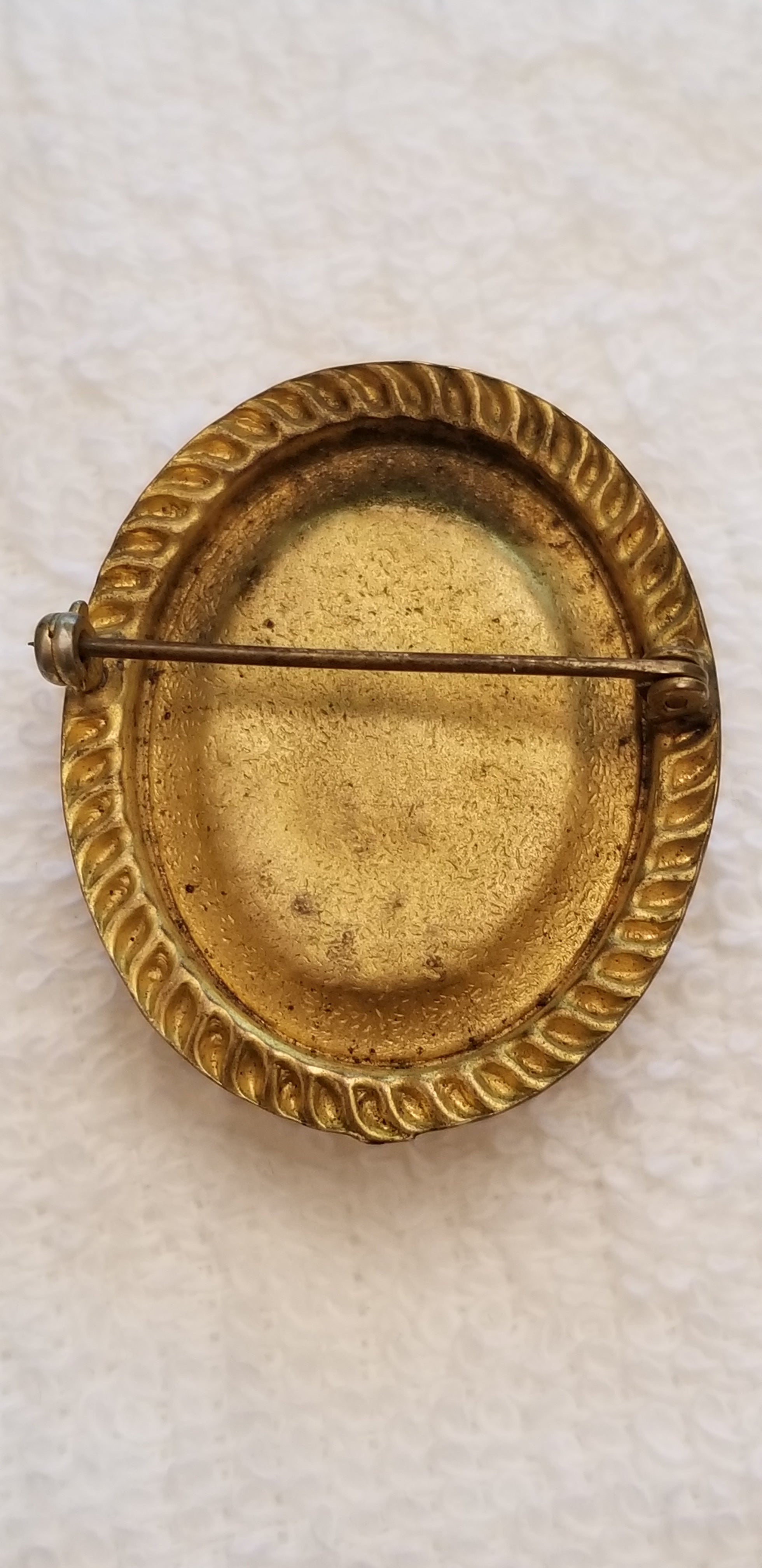 Vintage Ceramic Limoge Brooch