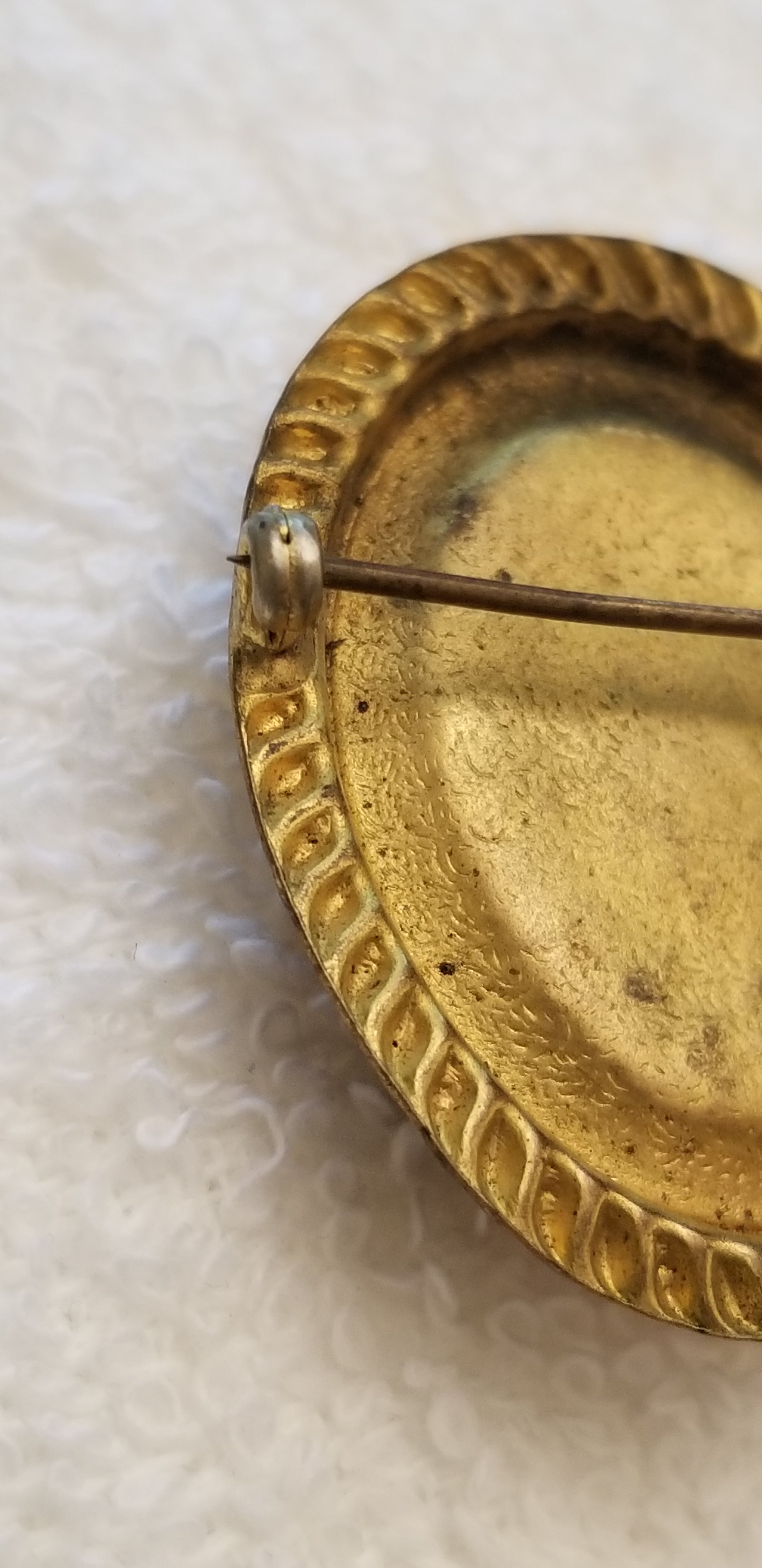 Vintage Ceramic Limoge Brooch