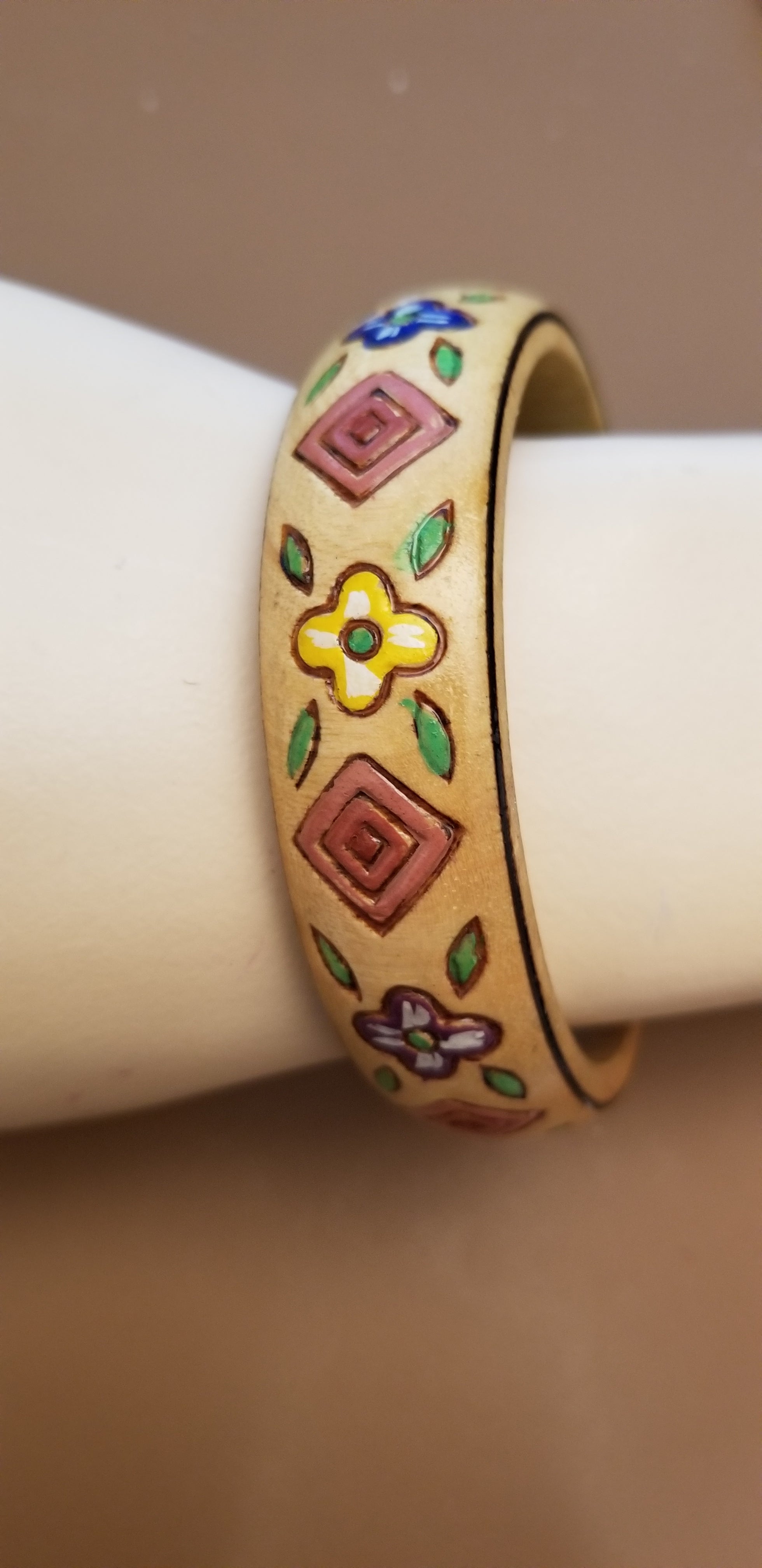 Wood Bangle Bracelet