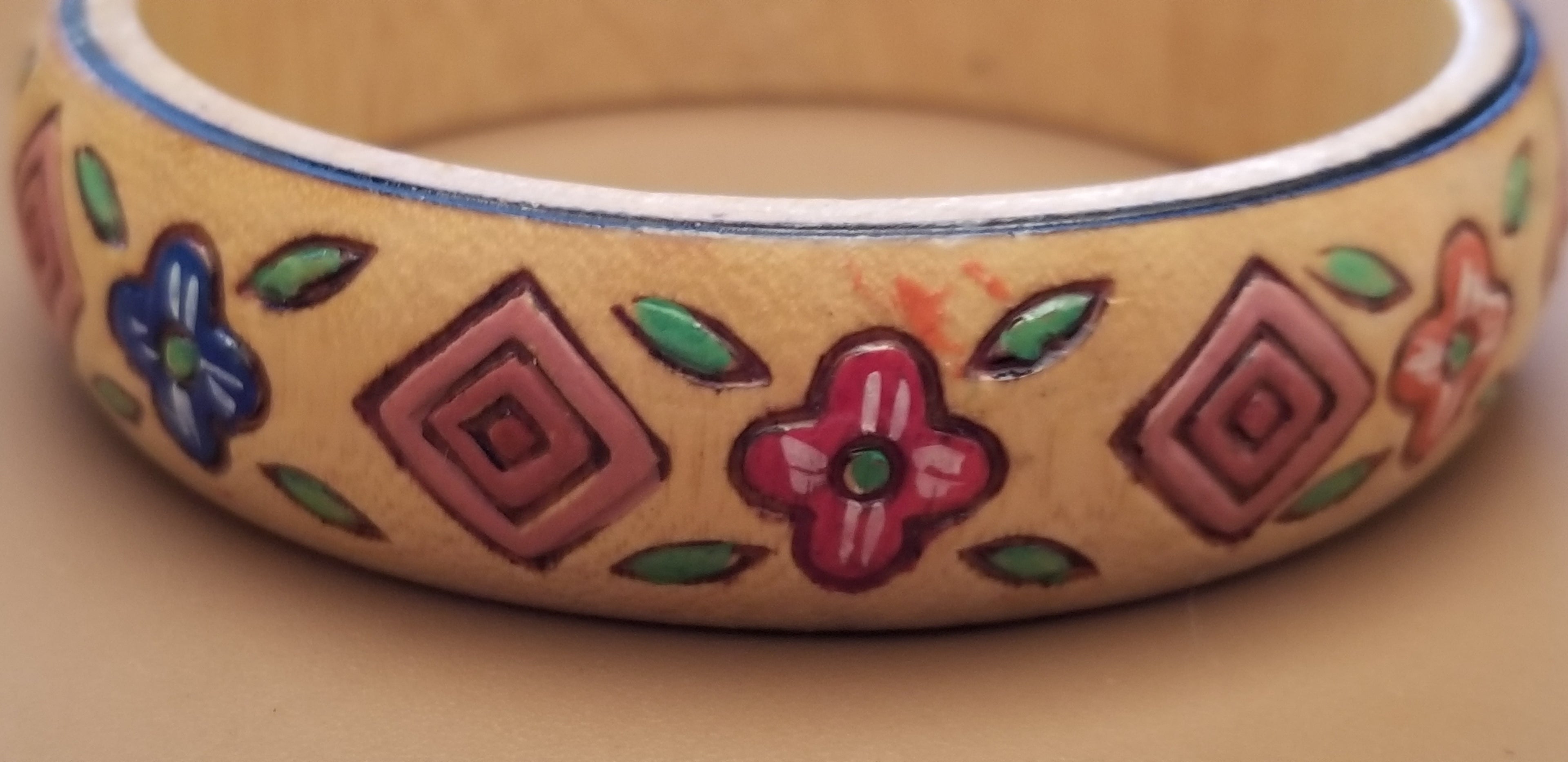Wood Bangle Bracelet