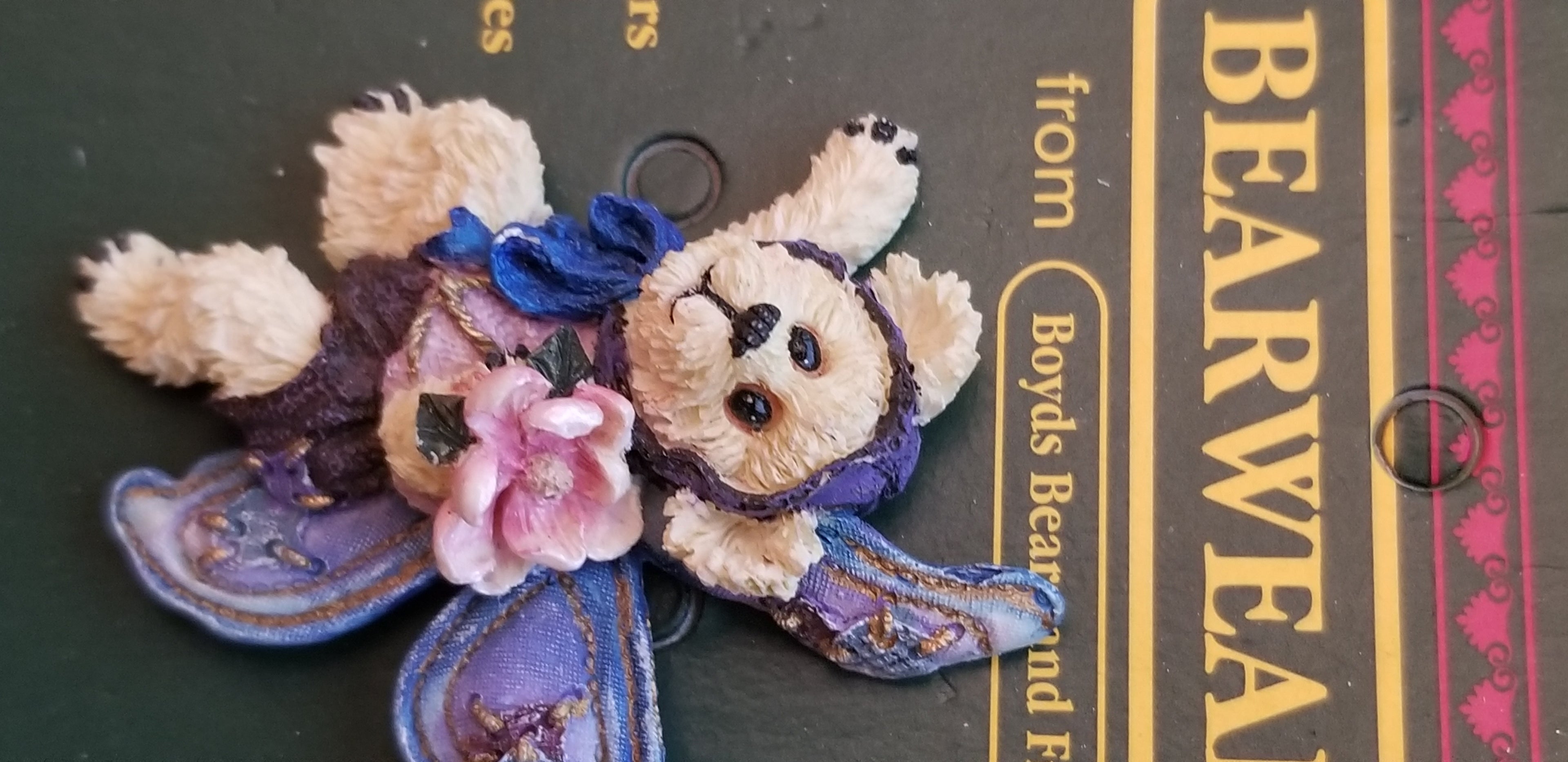 Vintage Bearwear Fairy Brooch