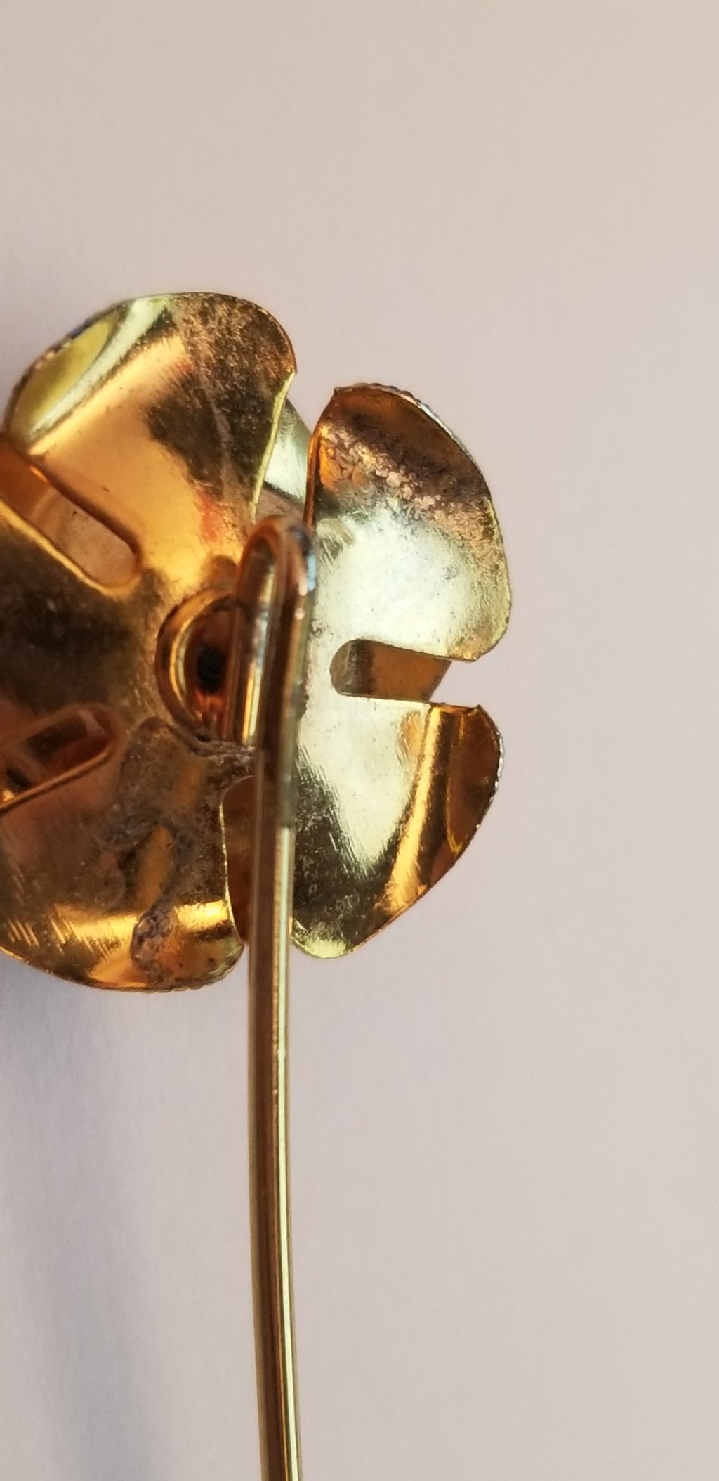 Gold Tone Rose Stick Pin