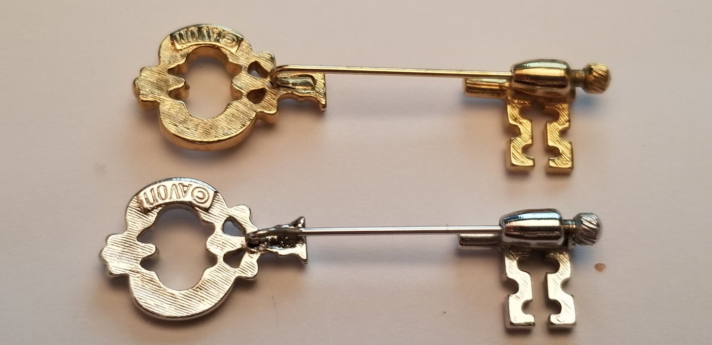 Vintage Avon Key Stick Pins