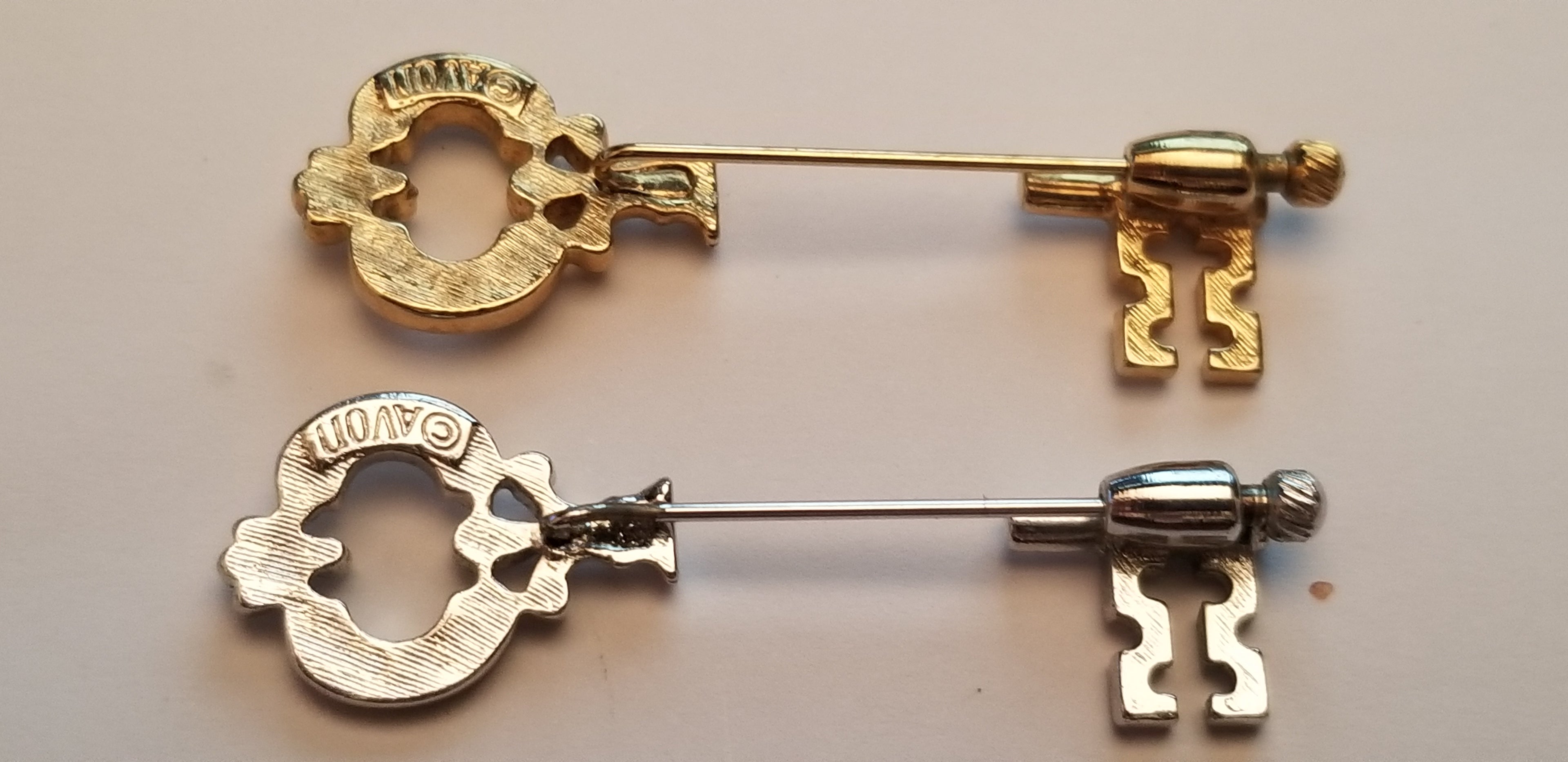 Vintage Avon Key Stick Pins