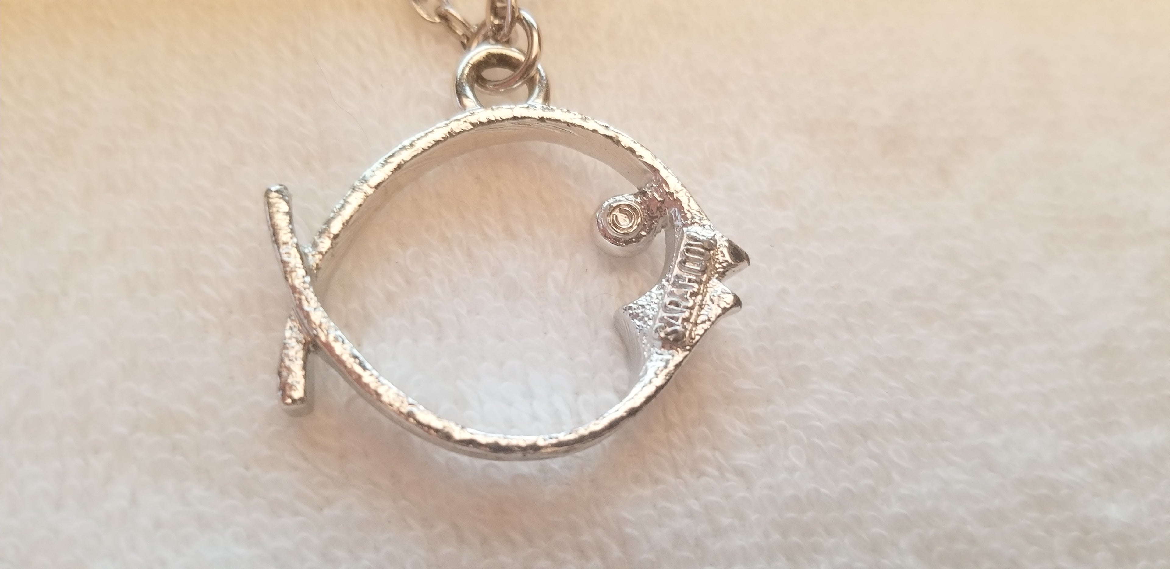 Vintage Sarah Coventry Silver Tone Fish