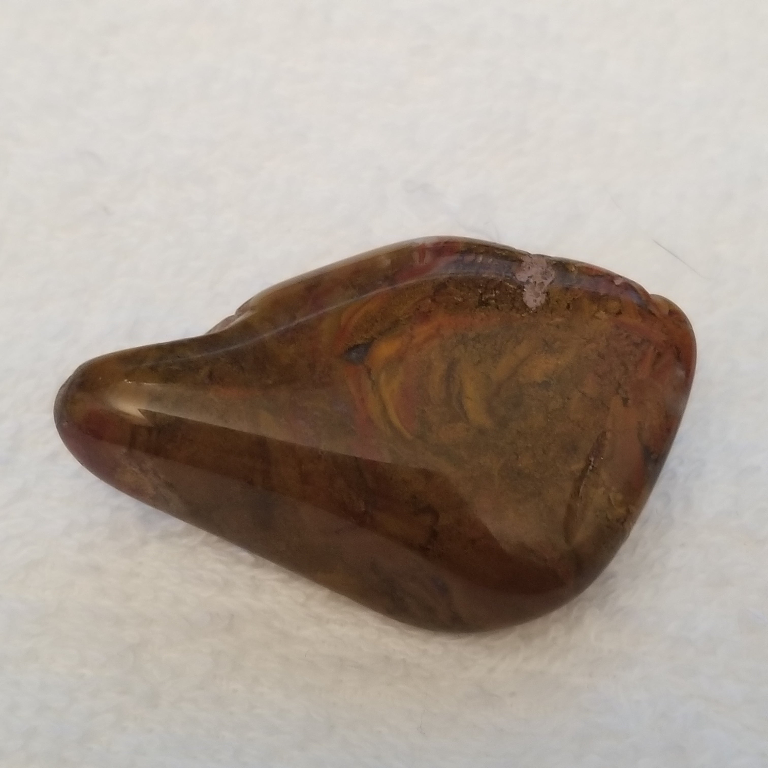 Brown Stone Brooch
