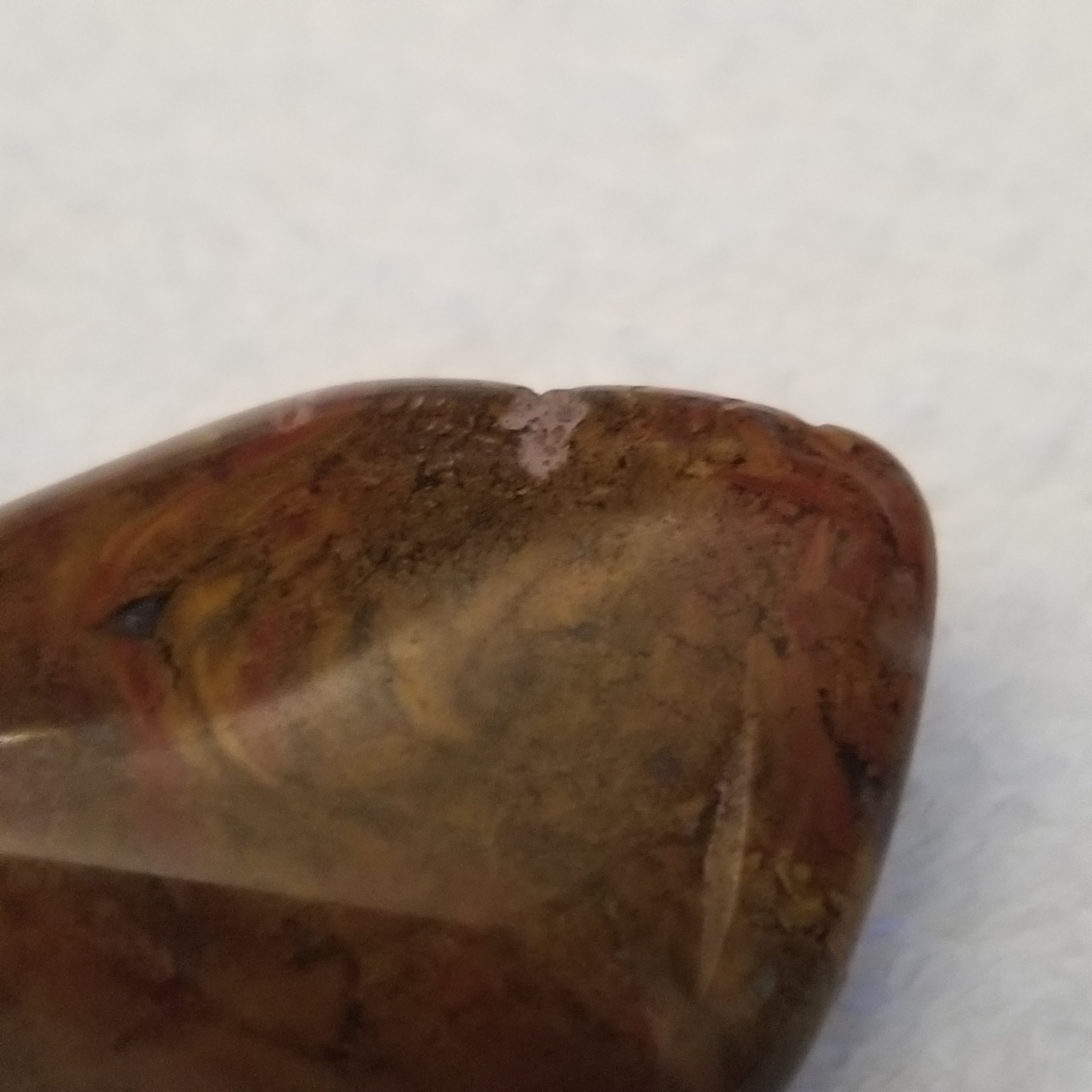 Brown Stone Brooch