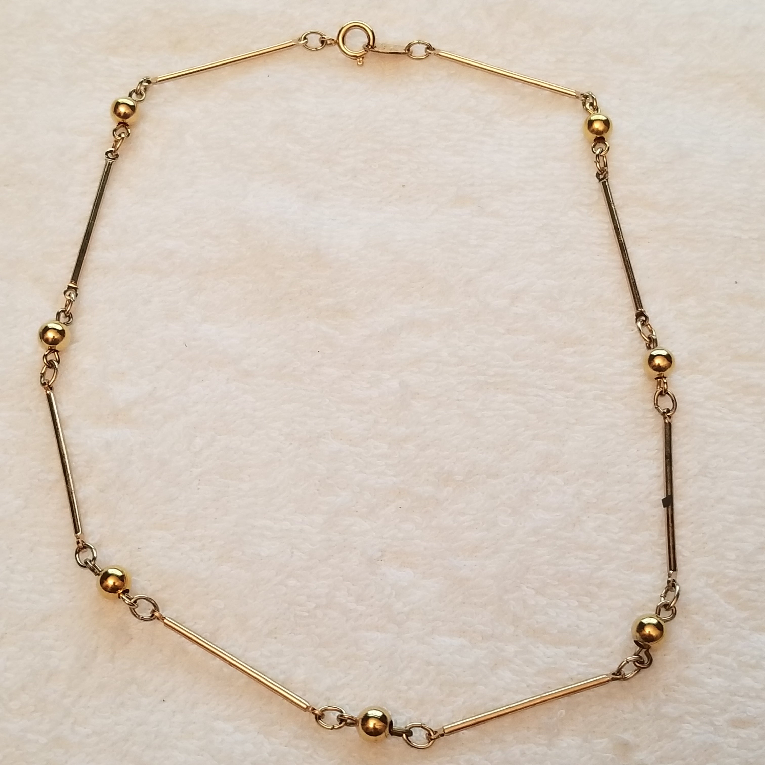 Vintage Gold Tone Napier Necklace